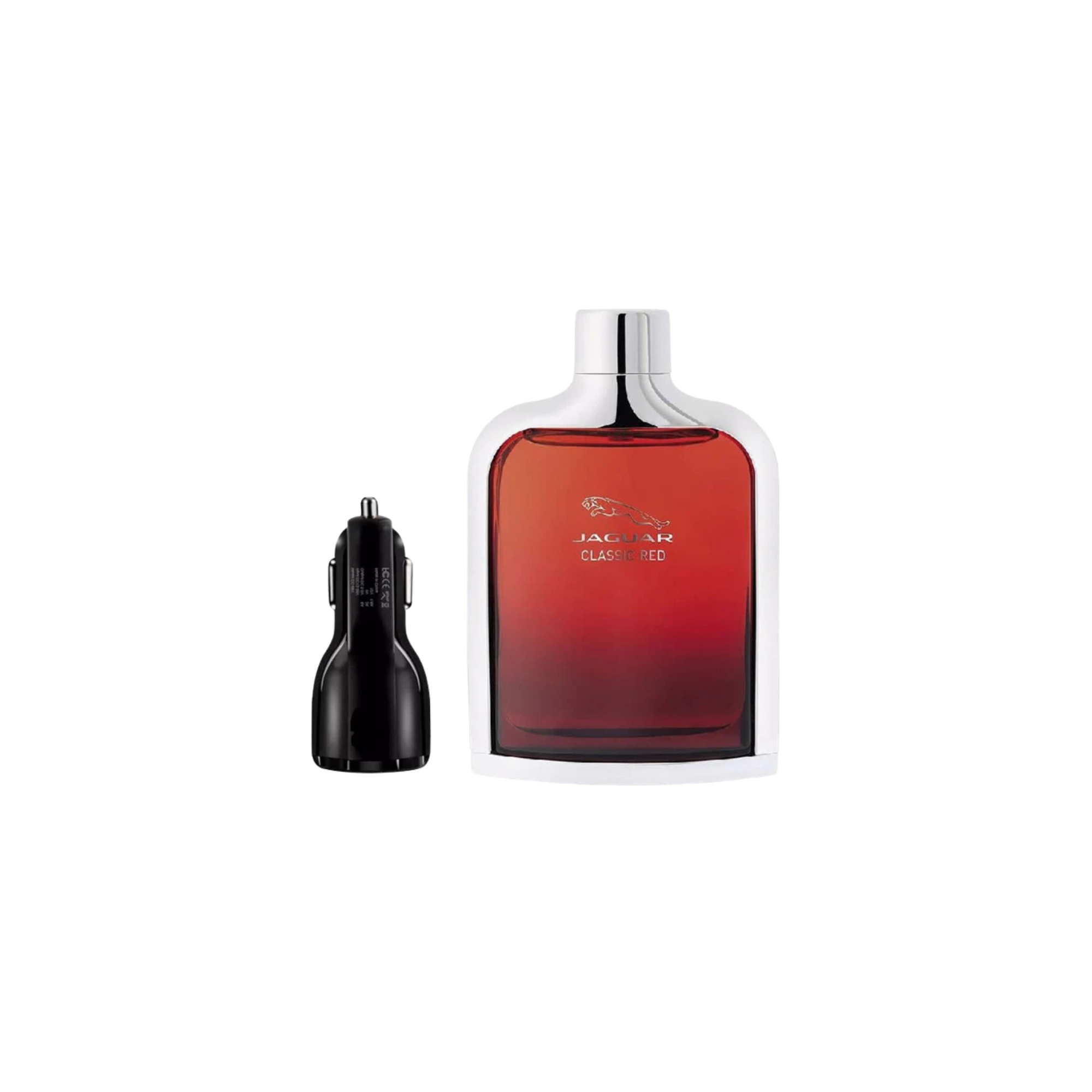 Perfume Jaguar Red Set Edt 100ml+ Car charger Hombre-2