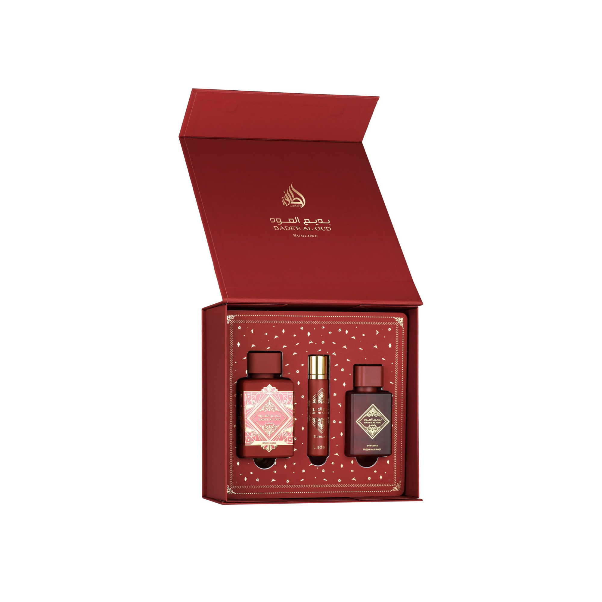 Estuche Bade AL Oud Sublime Edp 100Ml 12Ml Hair Mist 50Ml Unisex-0