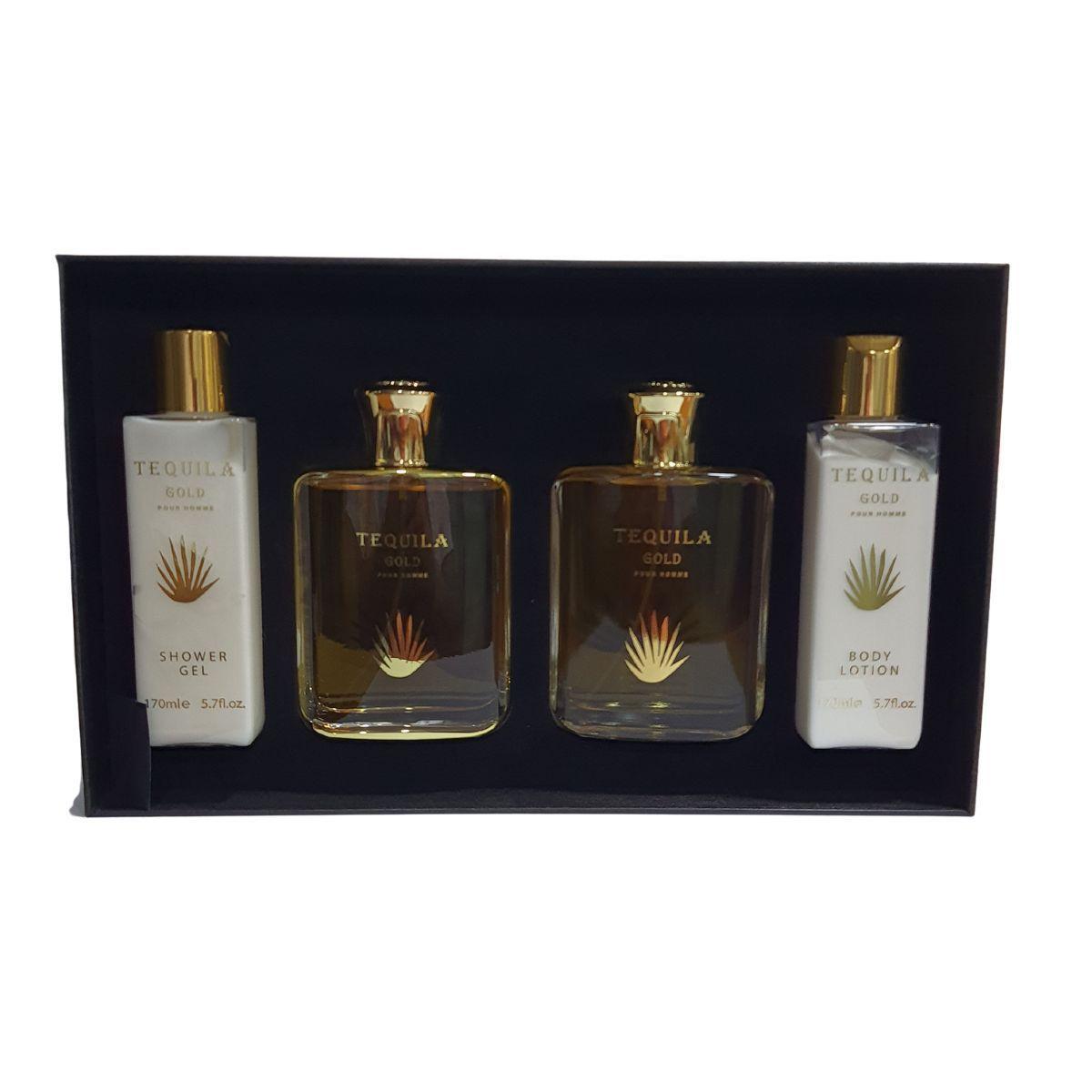 Estuche Tequila Gold Edp 100Ml+170Ml B/L+100Ml A/S+170Ml S/G Hombre-0