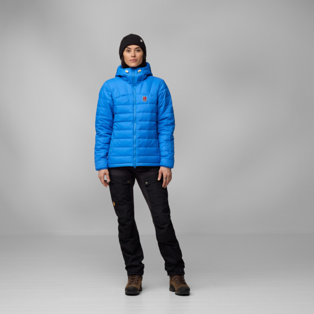 Chaqueta Pluma Mujer Expedition Pack Down Hoodie UN Blue-2
