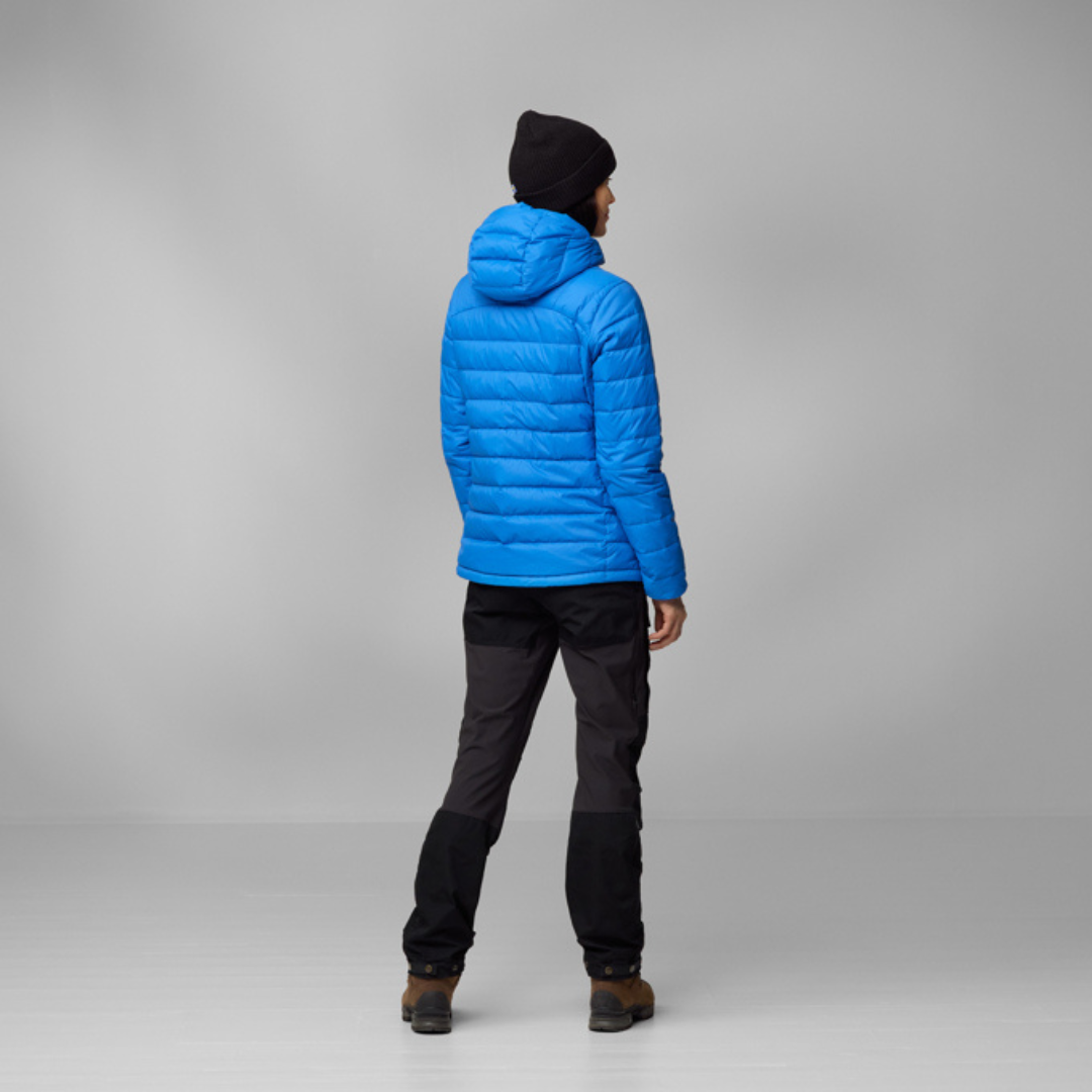Chaqueta Pluma Mujer Expedition Pack Down Hoodie UN Blue-3