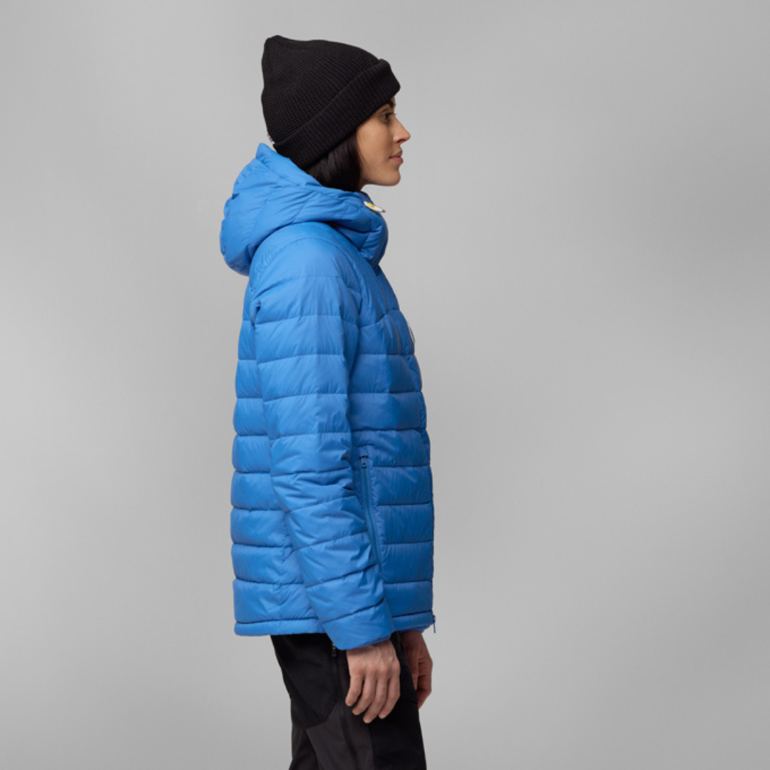 Chaqueta Pluma Mujer Expedition Pack Down Hoodie UN Blue-4