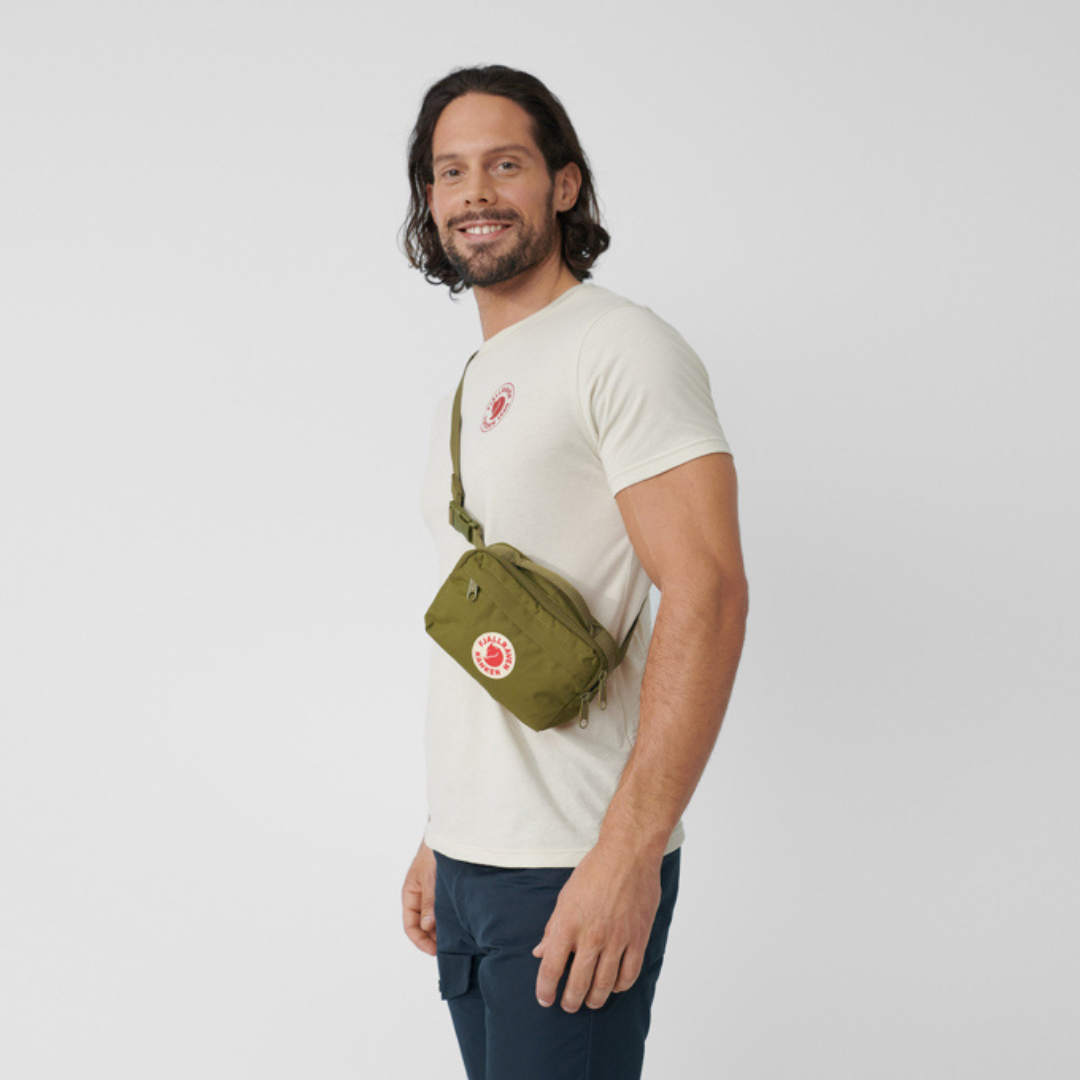 Banano Fjallraven Kánken Hip Pack Frost Green-3