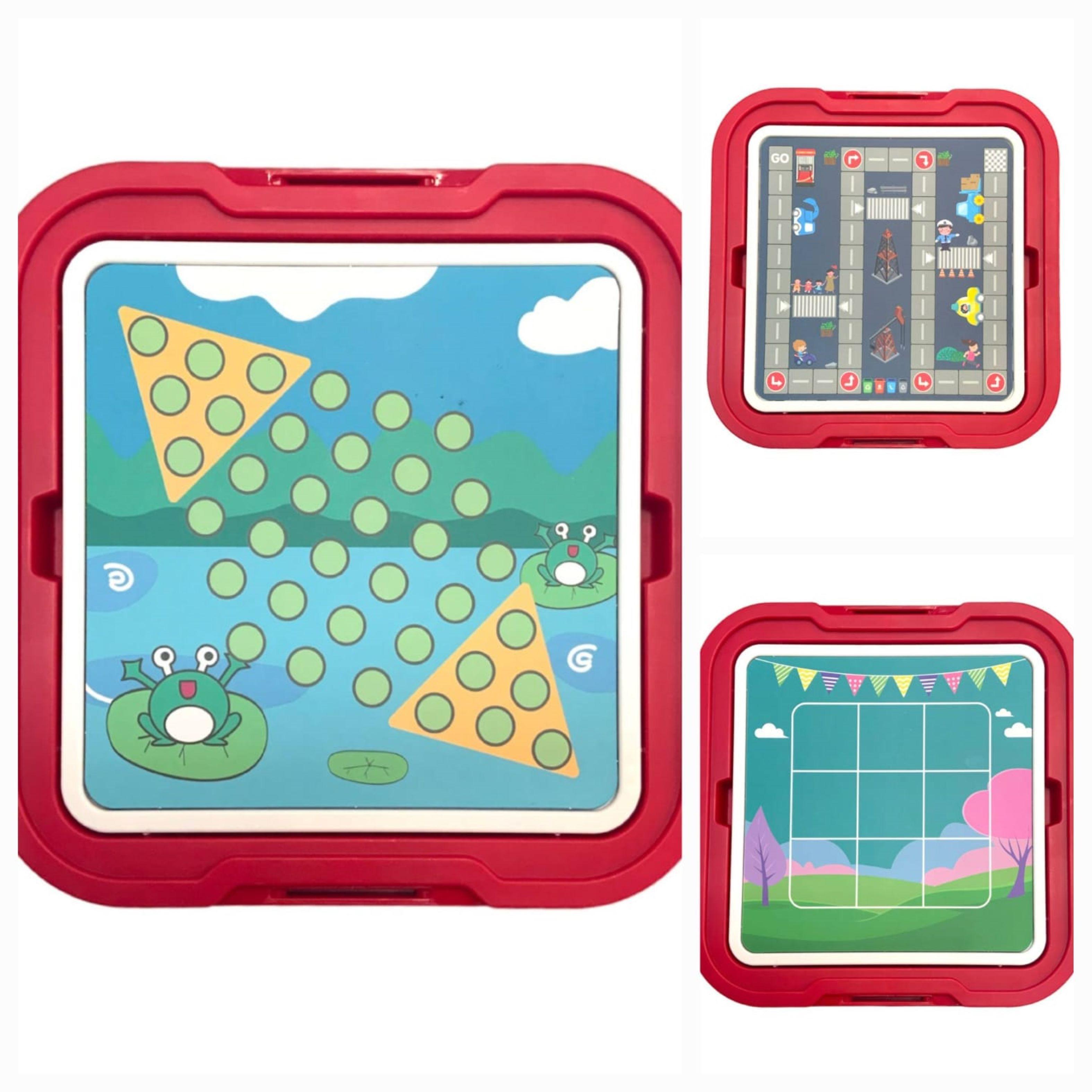 Mesita Didáctica, Juegos y Frutas Con Velcro.-2
