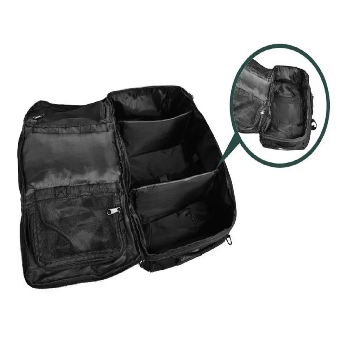 Bolso Viaje Mochila 60L Militar tactico molle Verde M6-1