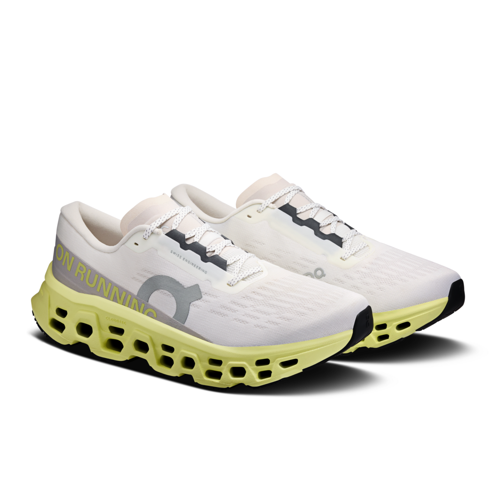 Zapatillas Running Cloudmonster 3 Hombre Ivory Limelight-5