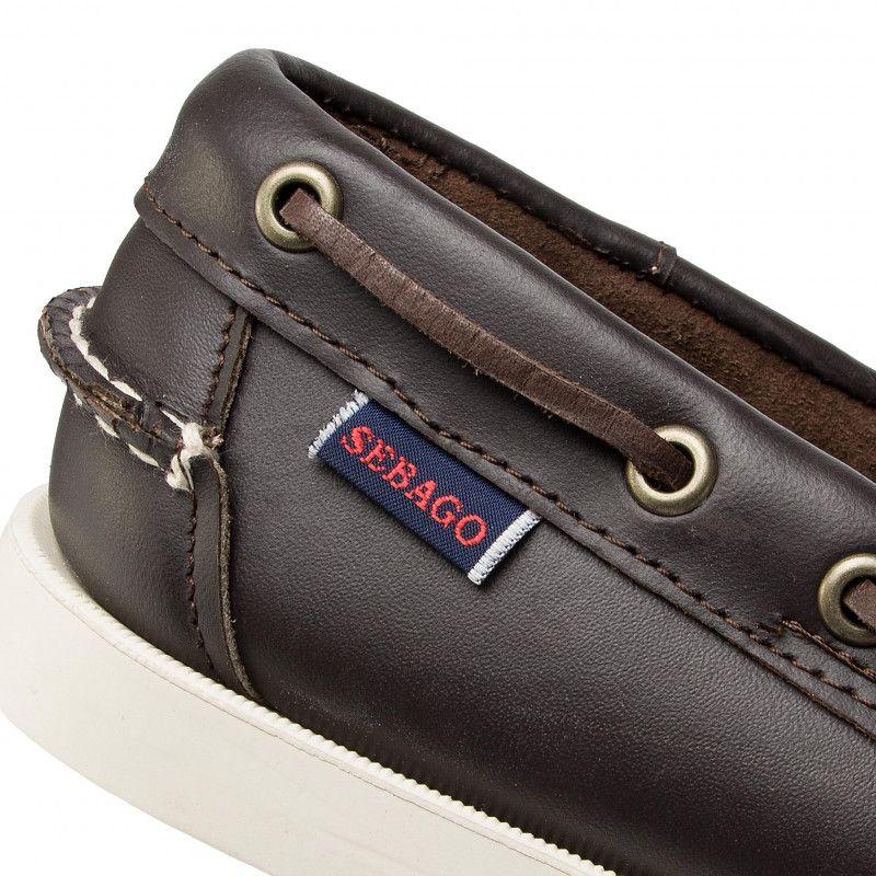 Mocasines de Cuero DOCKSIDES PORTLAND Café Hombre H00901-4