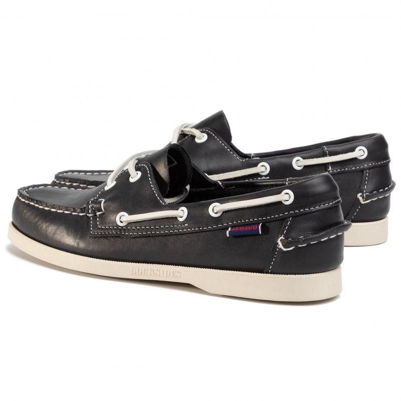 Mocasines de Cuero DOCKSIDES PORTLAND Azul Hombre H00908-1