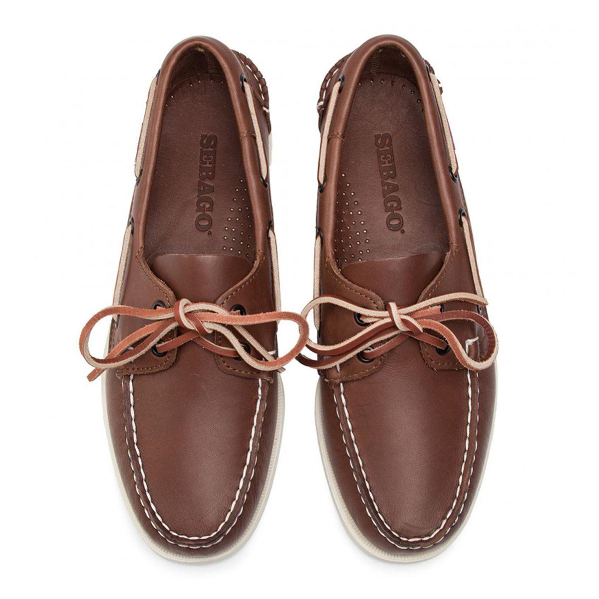 Mocasines de Cuero DOCKSIDES PORTLAND Café Hombre H00900-2