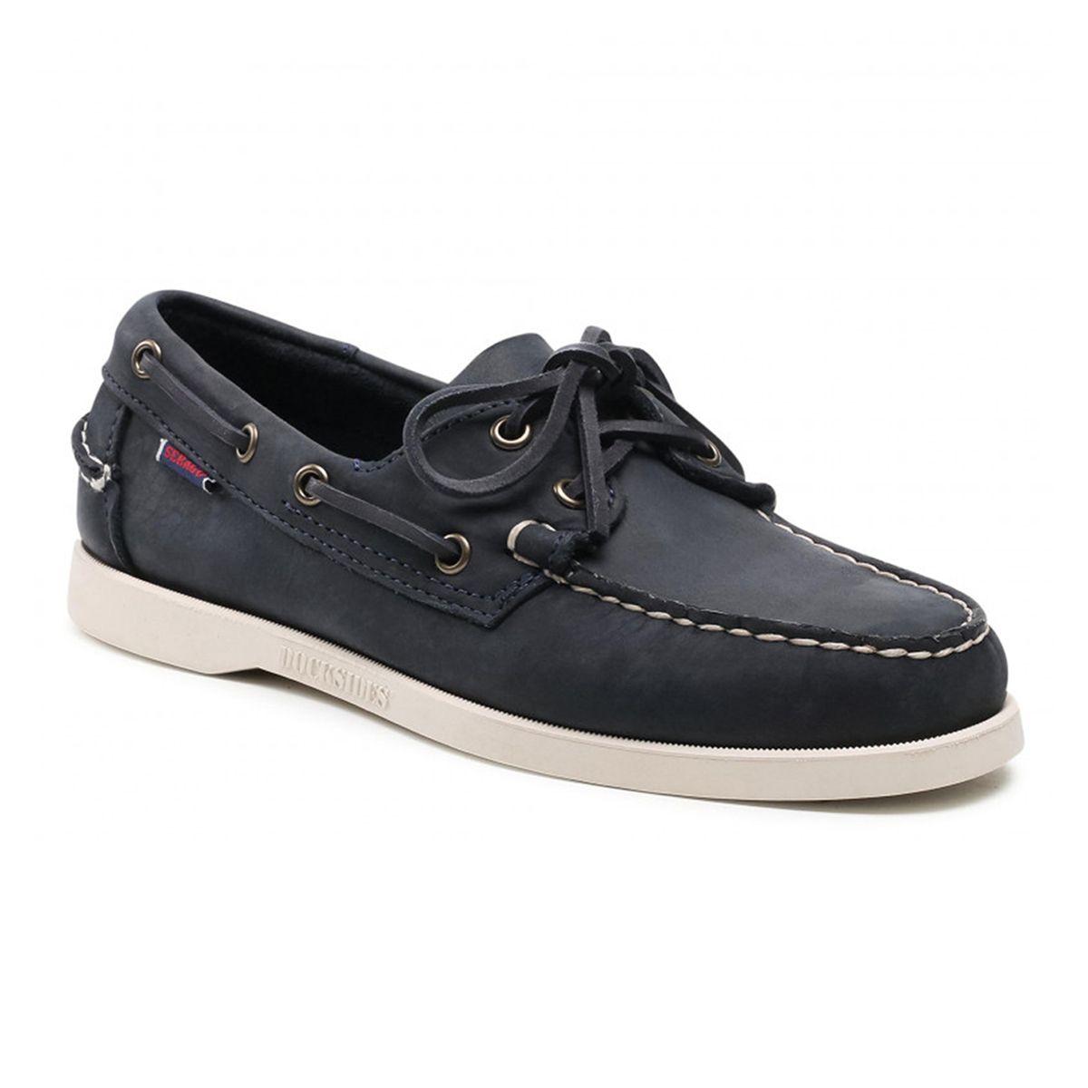 Mocasines de Cuero DOCKSIDES PORTLAND Azul Hombre H0908-1