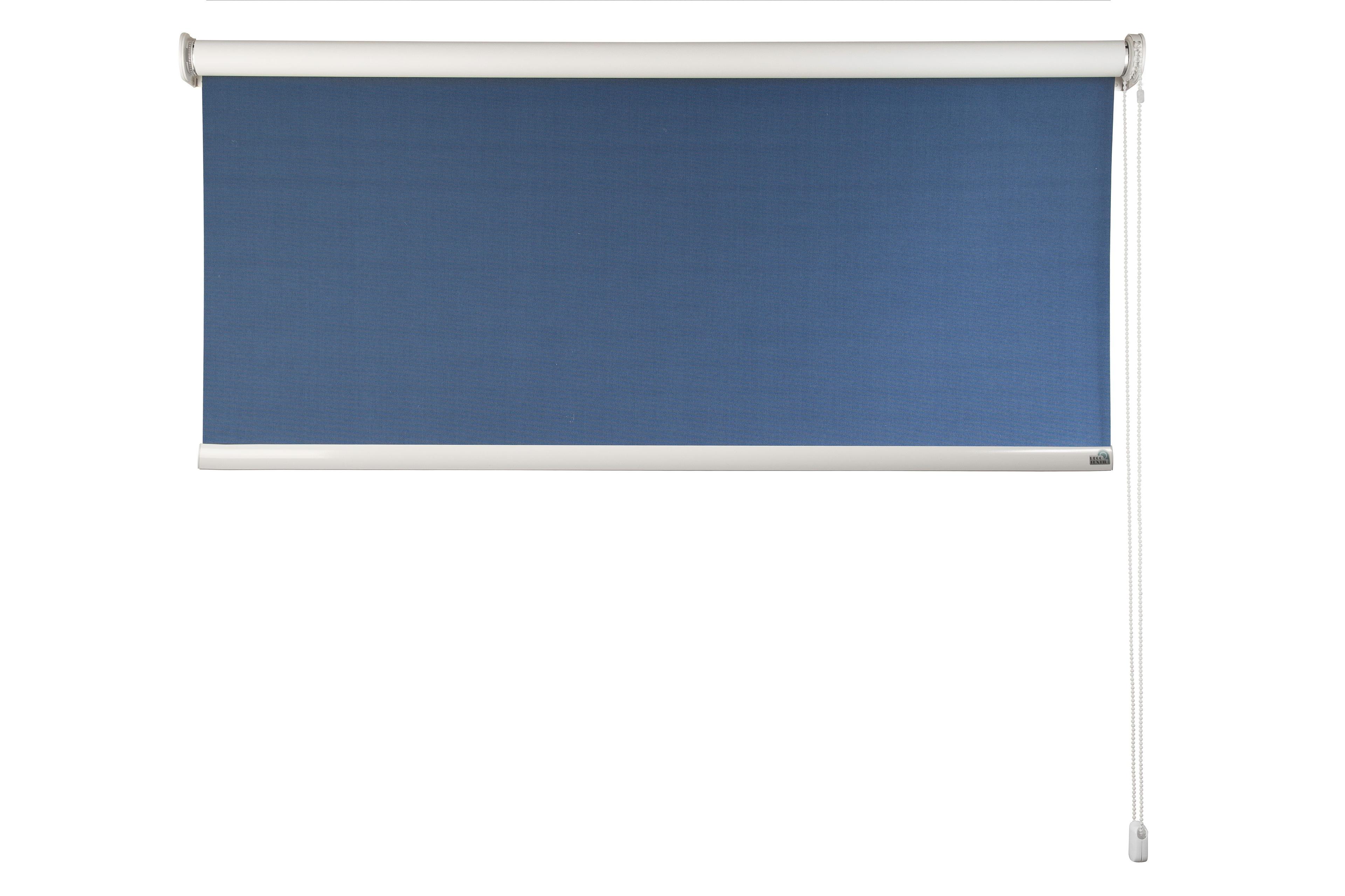 Cortina Roller Blackout Color Azul 120x160 cm-0