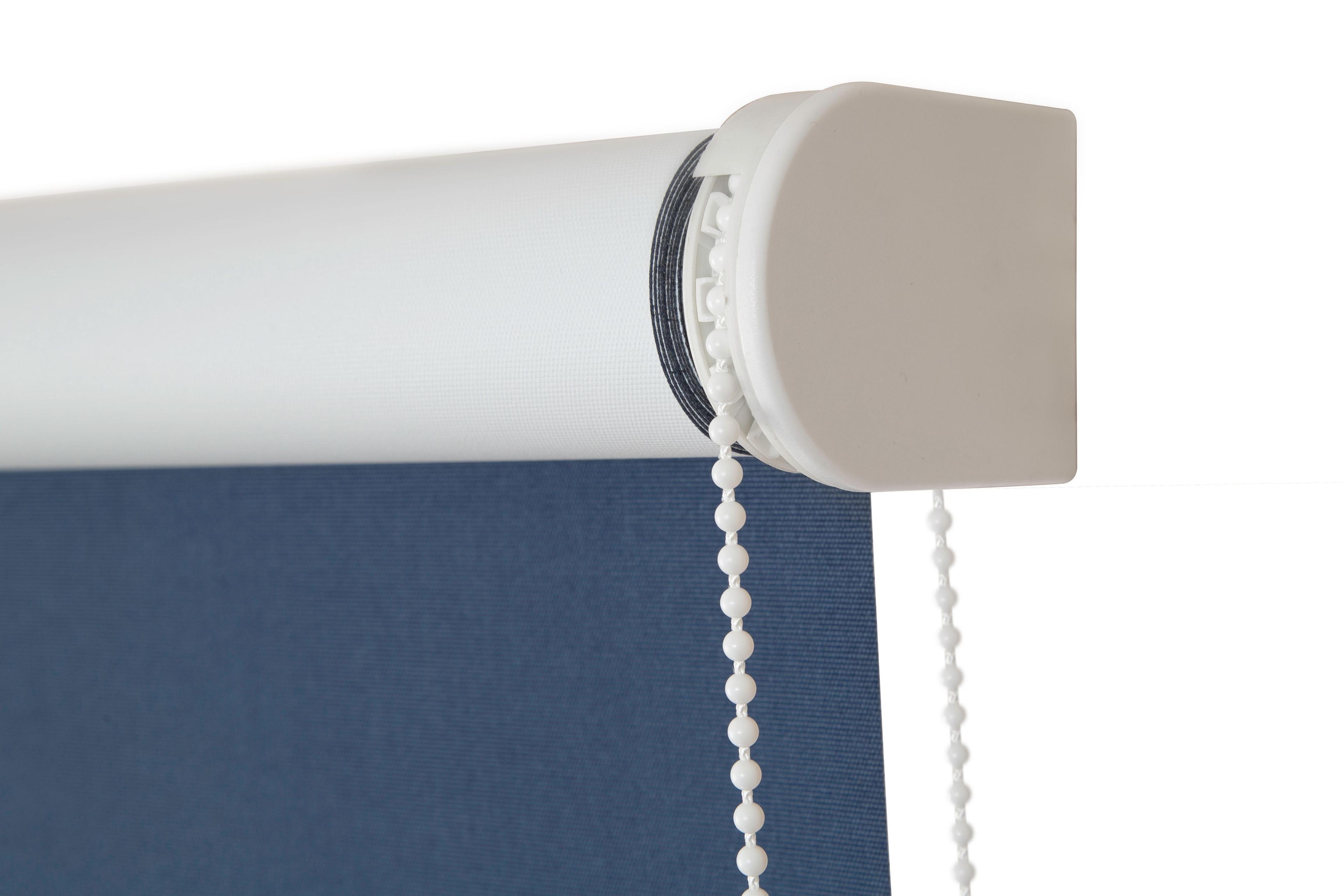 Cortina Roller Blackout Color Azul 120x80 cm-2