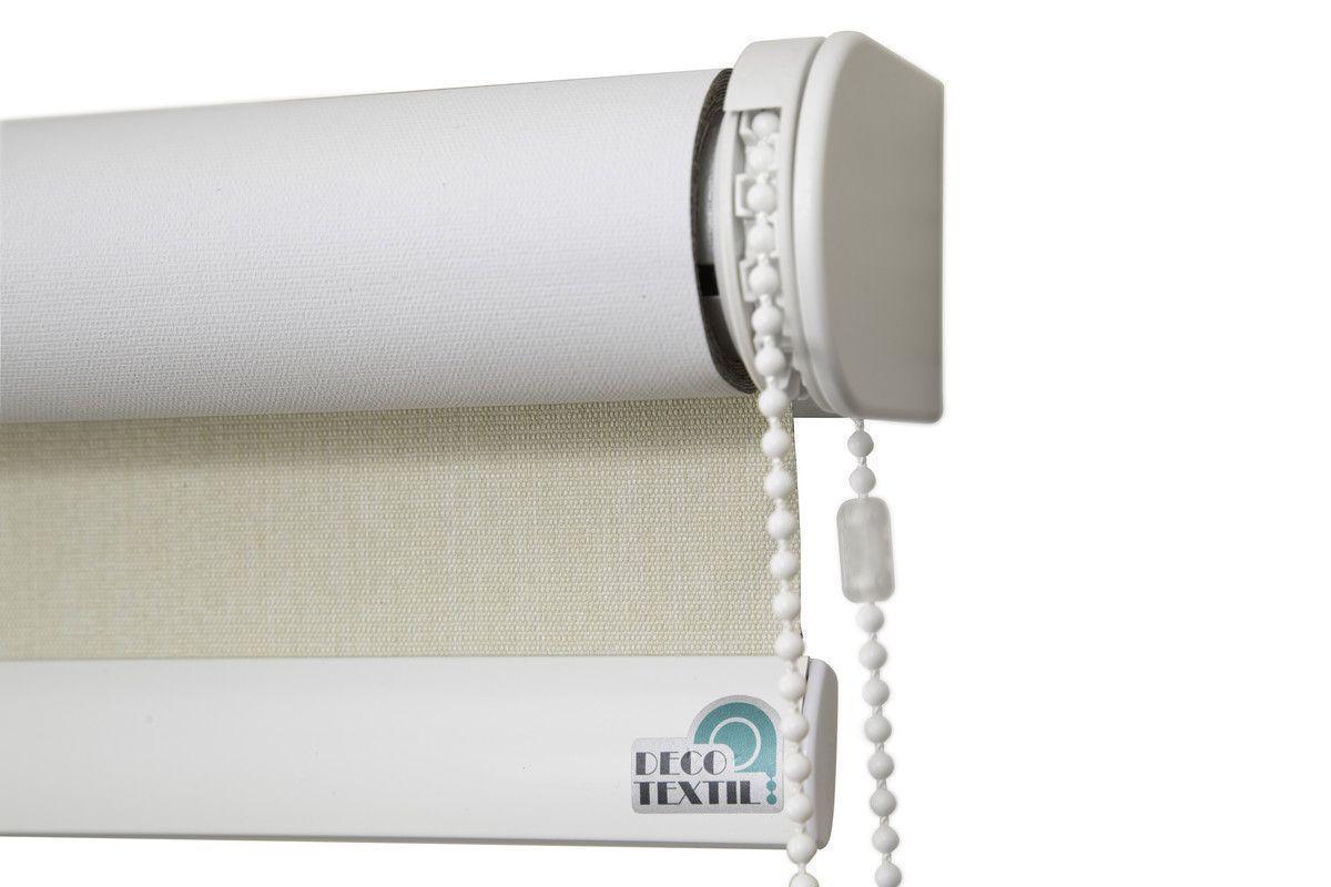 Cortina Roller Blackout Linen Crudo 180x180 cm-3
