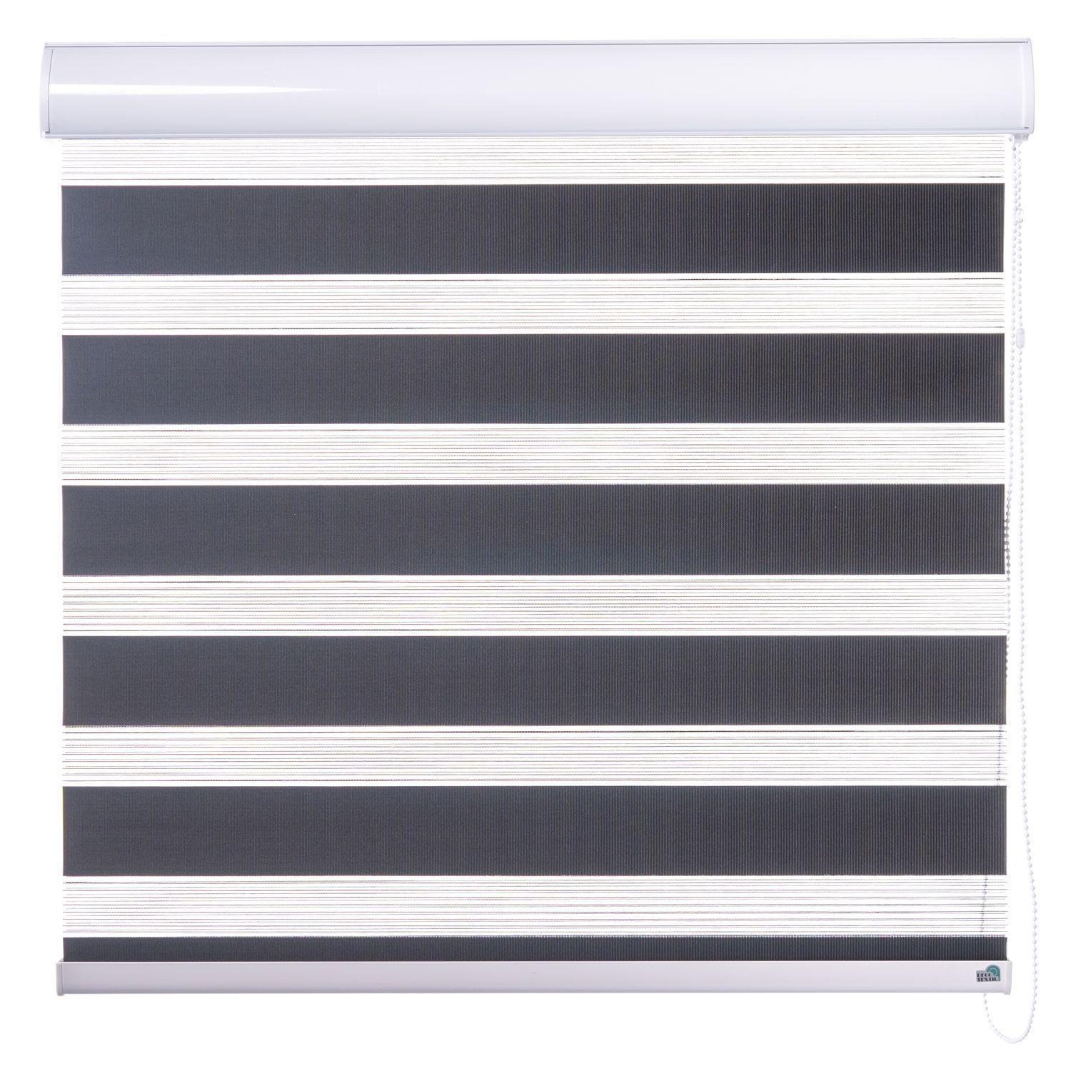 Cortina Duo Clásico Negro 80x140 cm-0