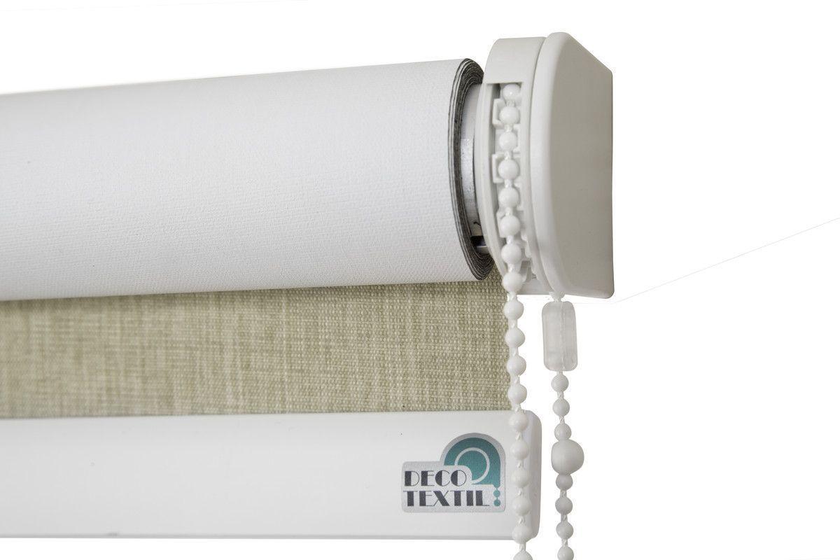 Cortina Roller Blackout Linen Verdoso 100x220 cm-2