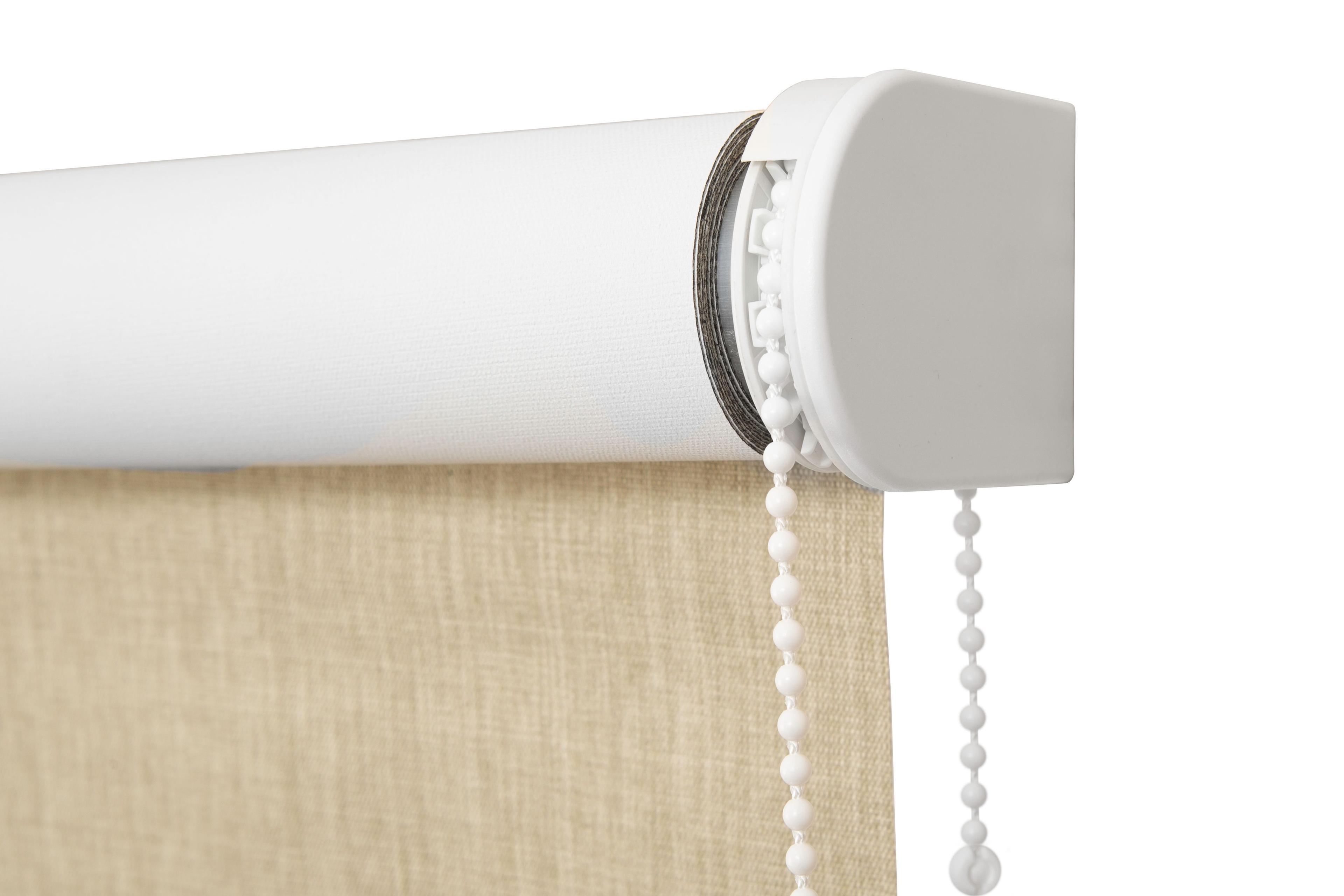 Cortina Roller Blackout Linen Verdoso 160x140 cm-0