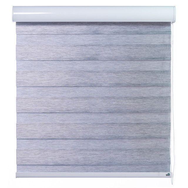 Cortina Duo Rústica Gris 140x160 cm-1