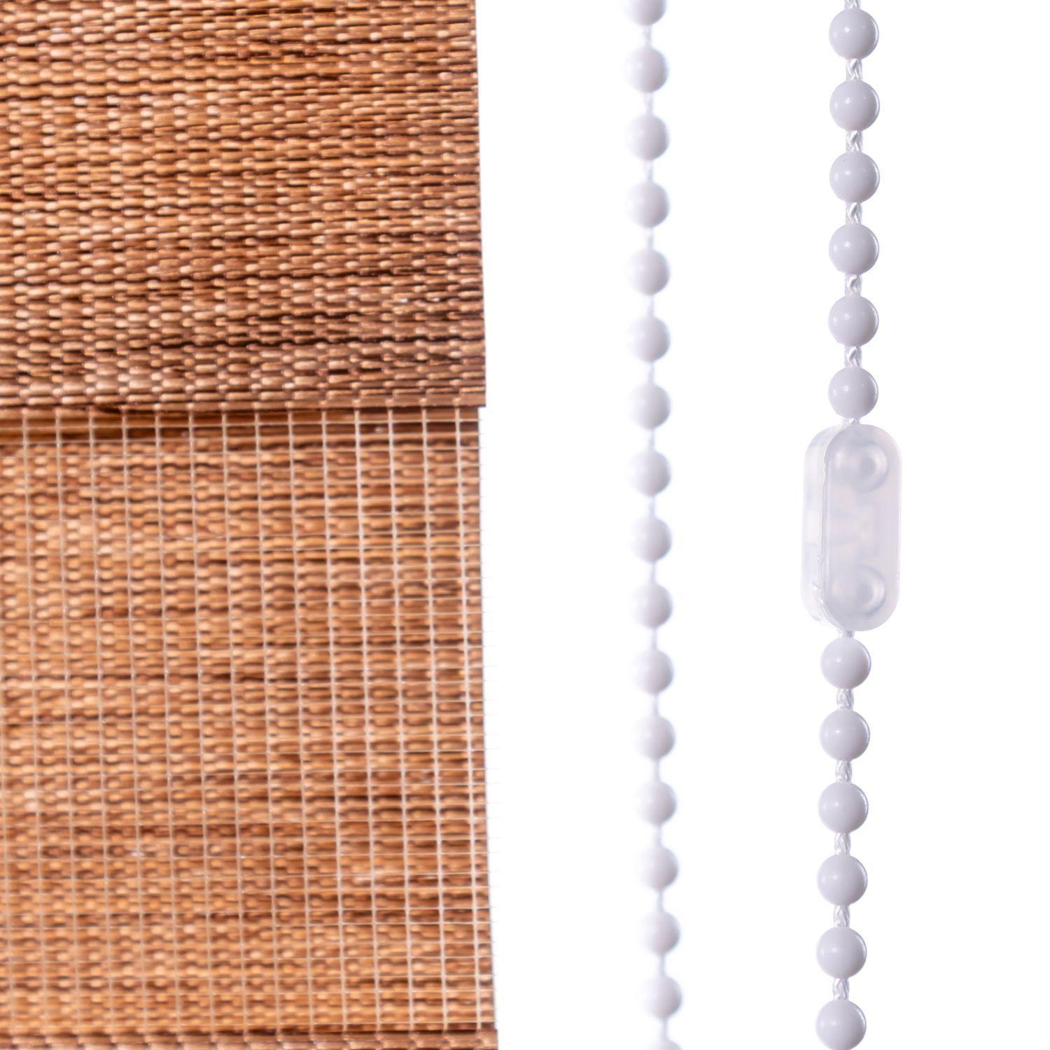 Cortina Duo Rústica Cappuccino 140x80 cm-3