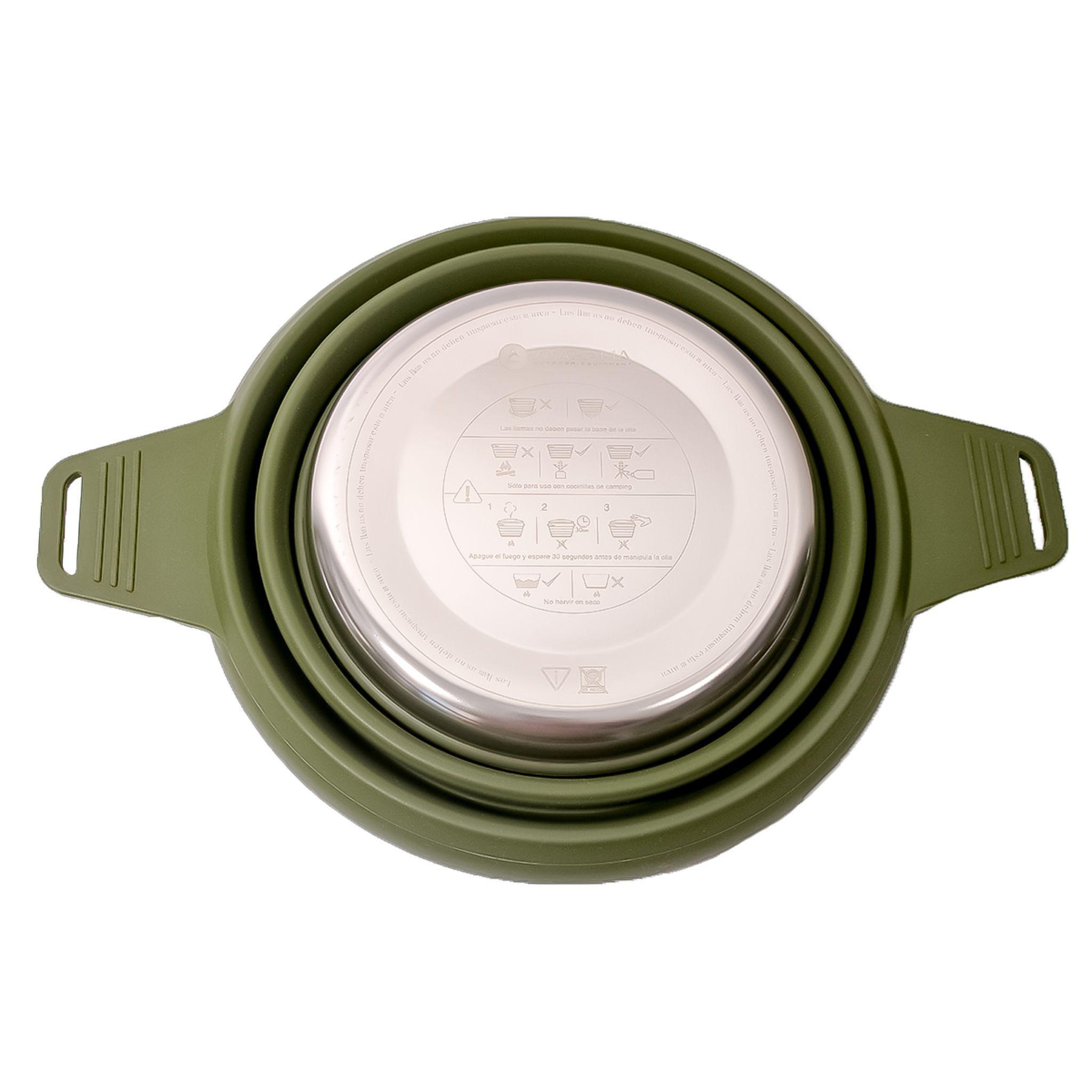 Olla Plegable Maqui 2.5 Lt Camping/trekking Atakama Outdoor-2