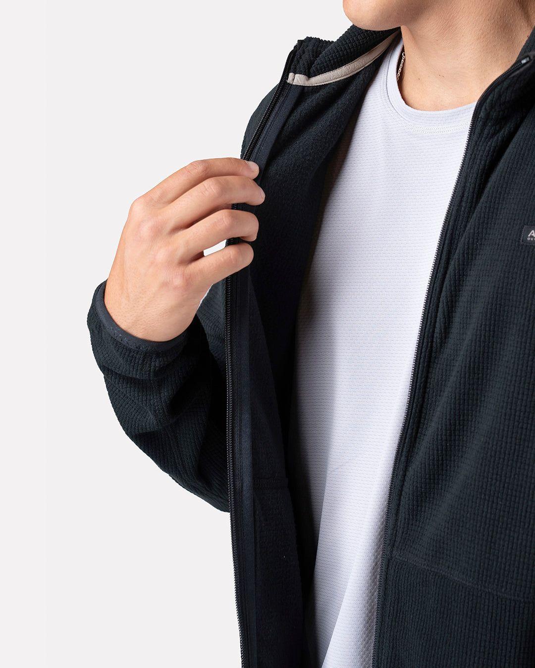 Polar Fleece Deportivo Hombre Terra Full Zip Negro Atakama Outdoor-4