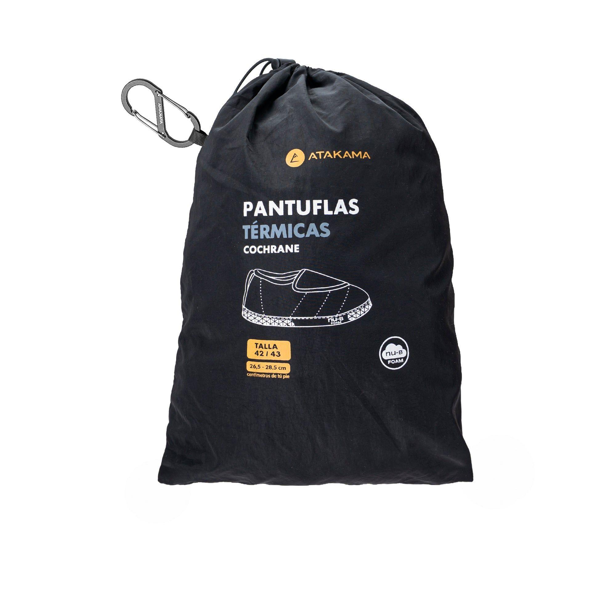 Pantufla Térmica Cochrane FLEX / NU-B Foam Negra Atakama Outdoor-5
