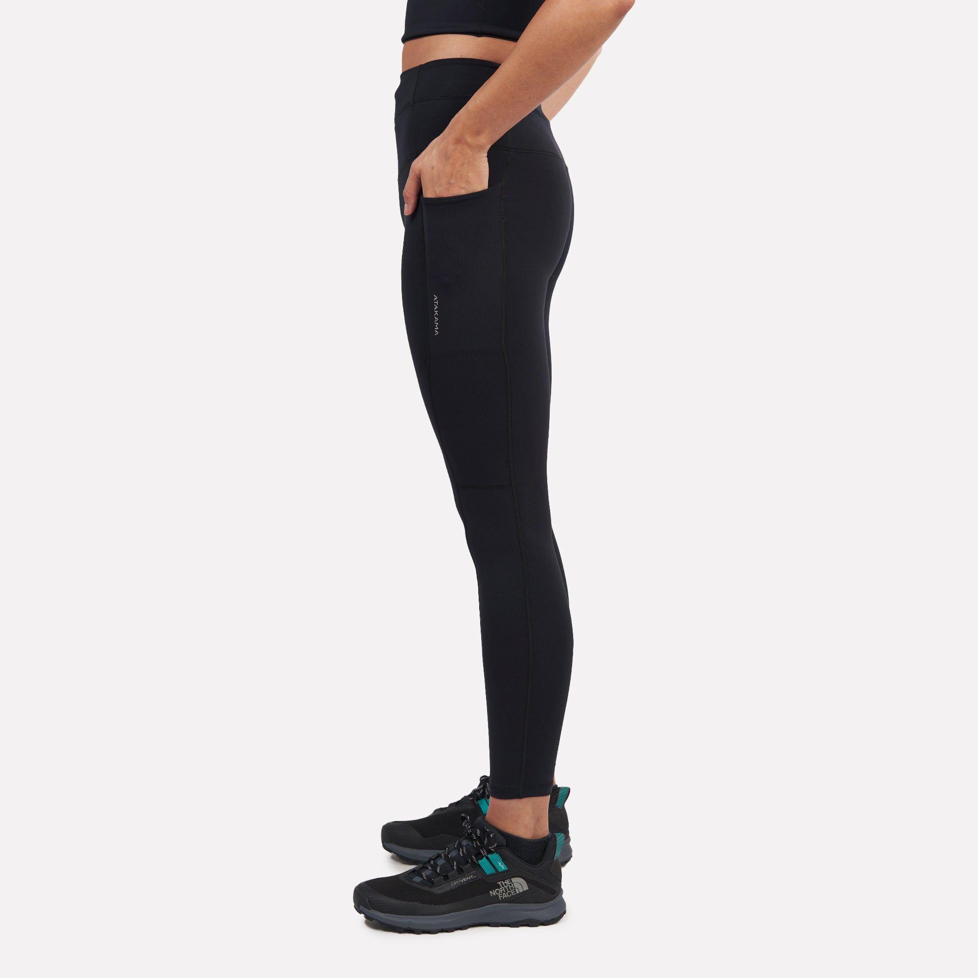Calza Deportiva Mujer Panoramica Negra-2