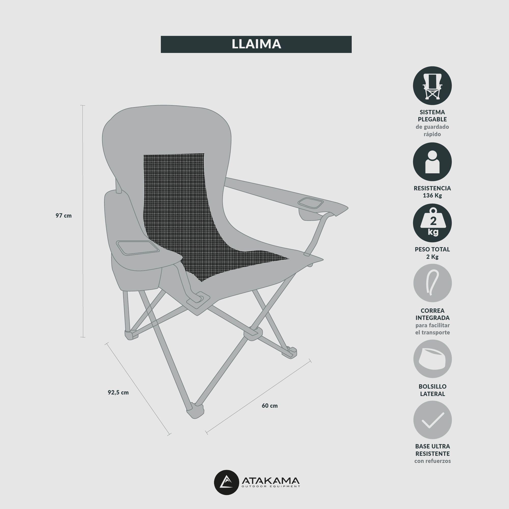 Silla de Camping Llaima XL Atakama Outdoor-5