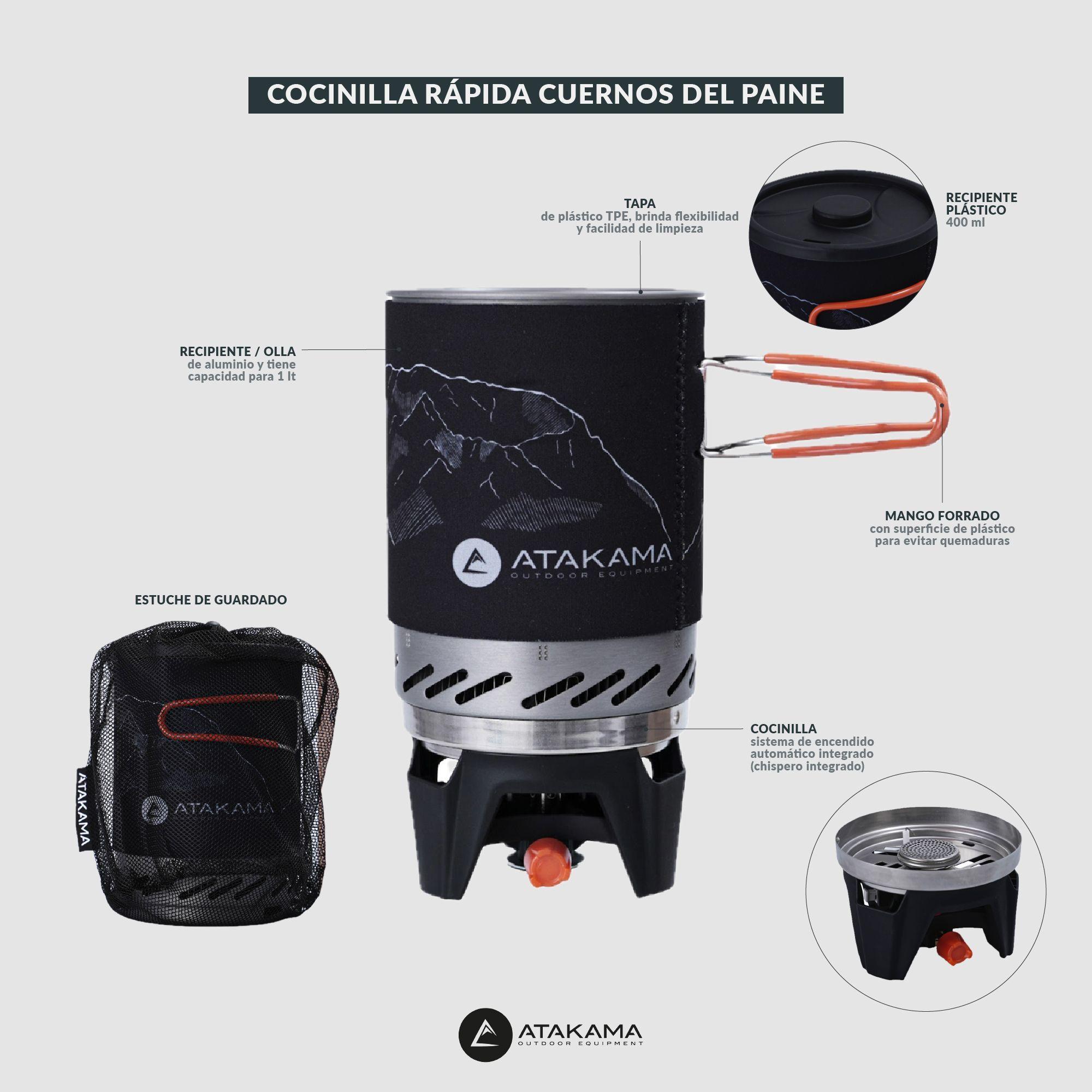 Cocinilla Rápida Cuernos del Paine Negra Atakama Outdoor-7