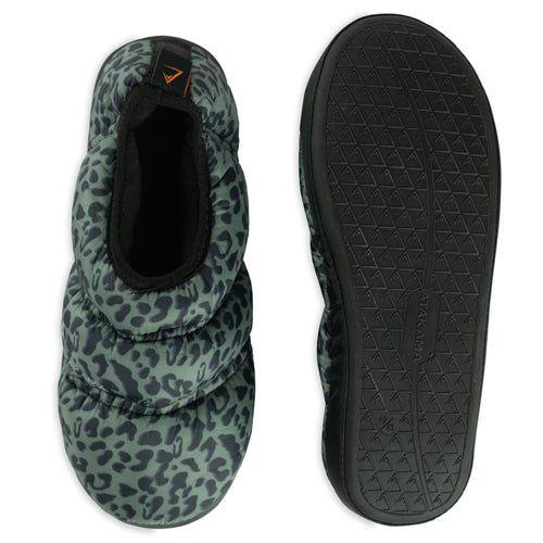 Pantufla Futaleufú Verde Animal Print Atakama Outdoor-2