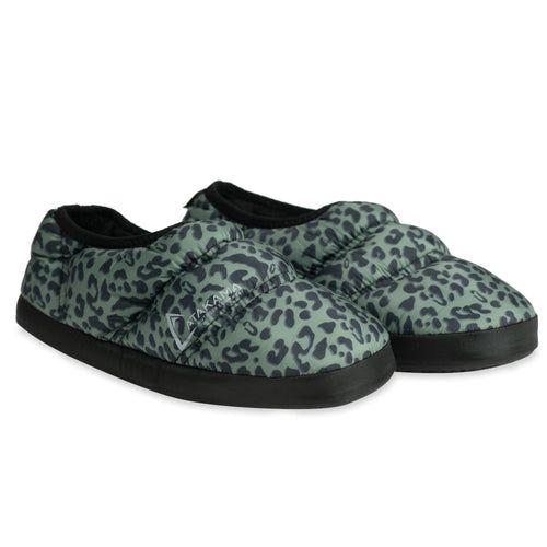 Pantufla Futaleufú Verde Animal Print Atakama Outdoor-1