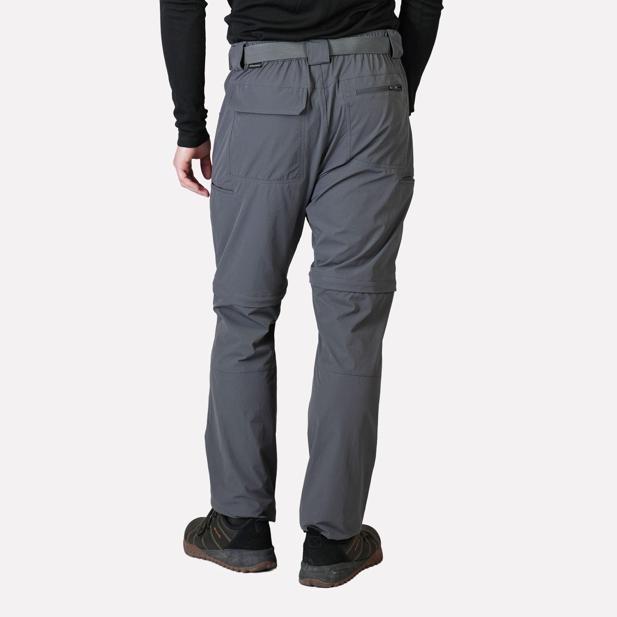 Pantalón Trekking Desmontable Hombre Travesia Gris Atakama Outdoor-3
