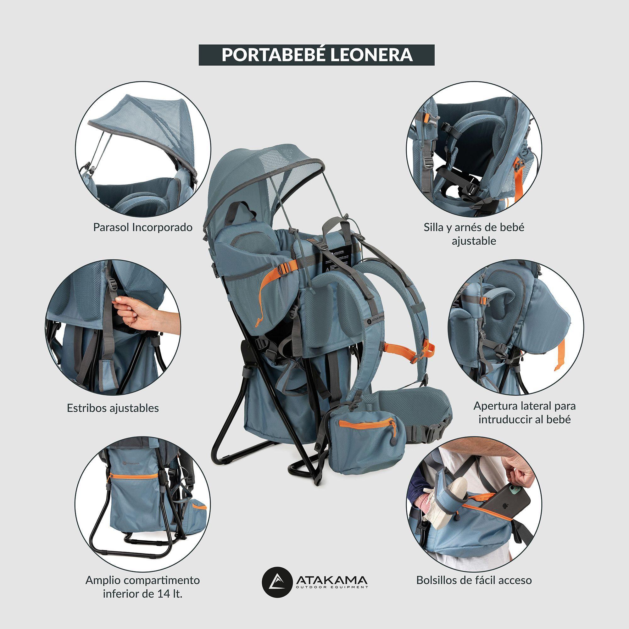 Mochila Portabebé + Techo Incluido Trekking Atakama Outdoor-6