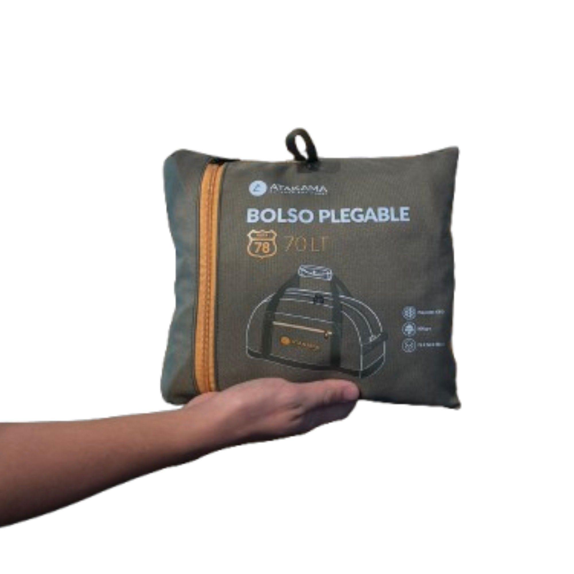 Bolso Plegable 70 Lt Ruta 78 Verde Atakama Outdoor-6