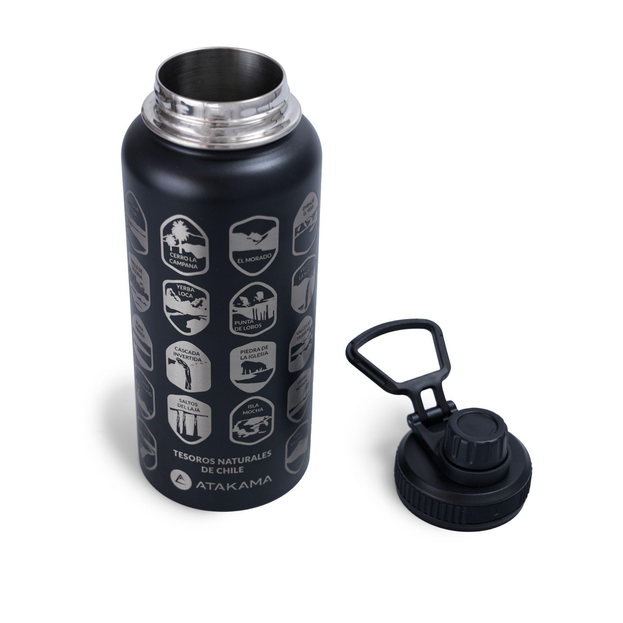 Termo Botella Agua 1L Tesoros De Chile Negra Atakama Outdoor-2