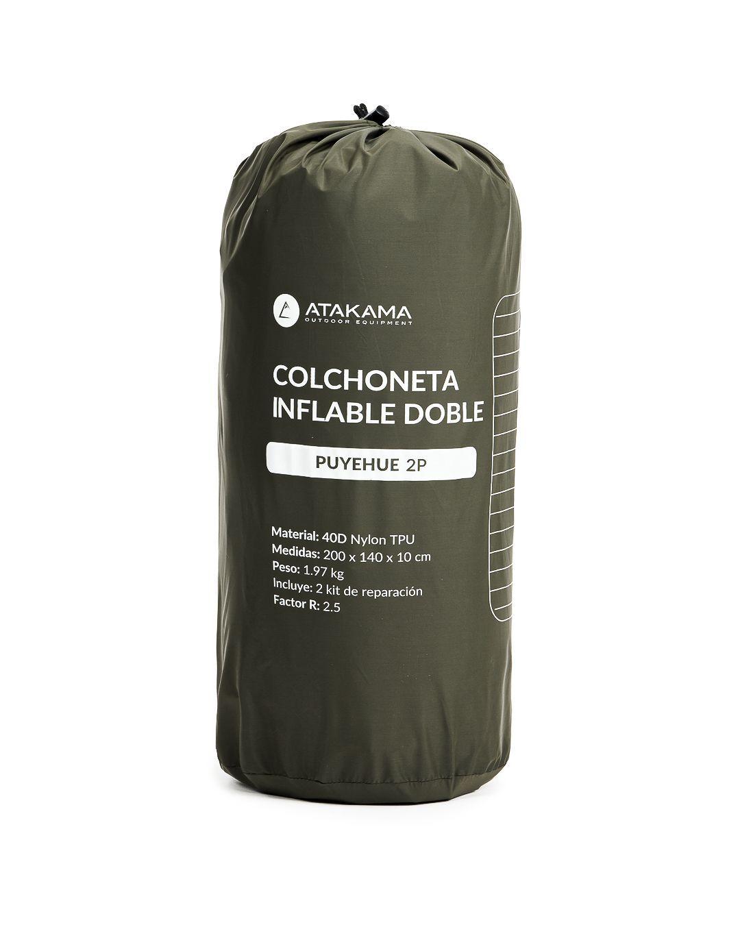 Colchoneta Inflable 2 Personas Puyehue Atakama Outdoor-2