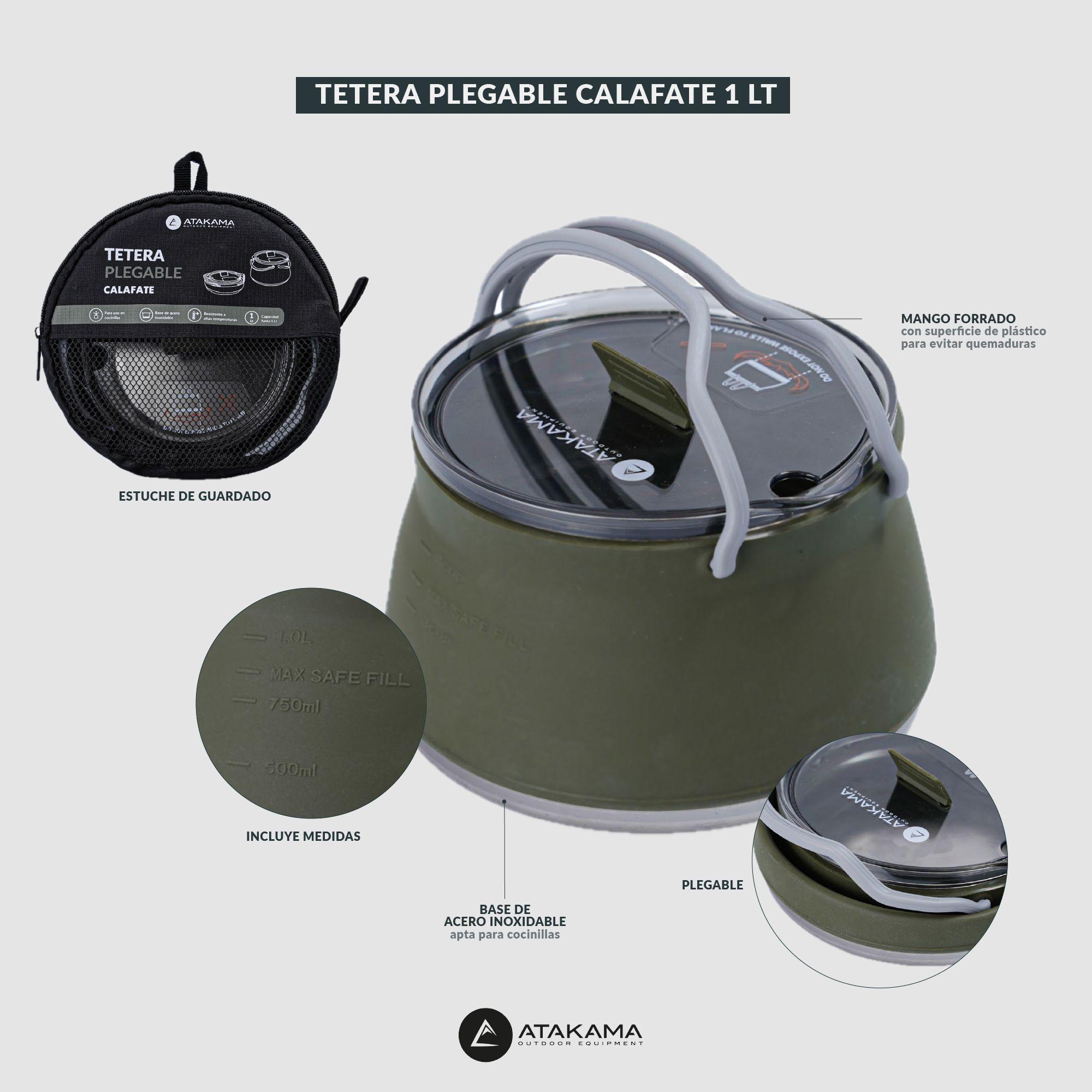 Tetera Plegable 1 Lt Calafate Verde Atakama Outdoor-5