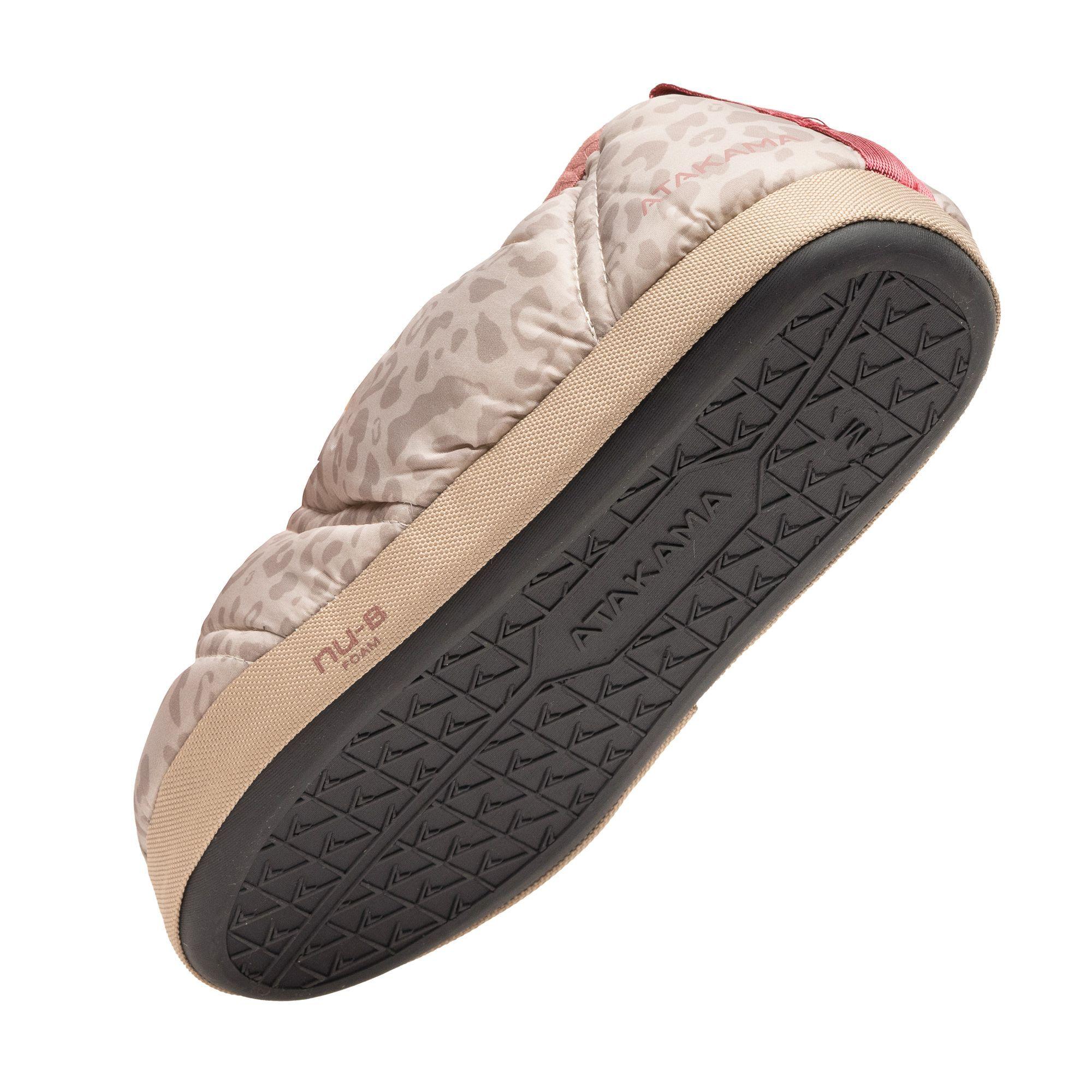 Pantufla Térmica Niño Beige Animal Print Atakama Outdoor-1