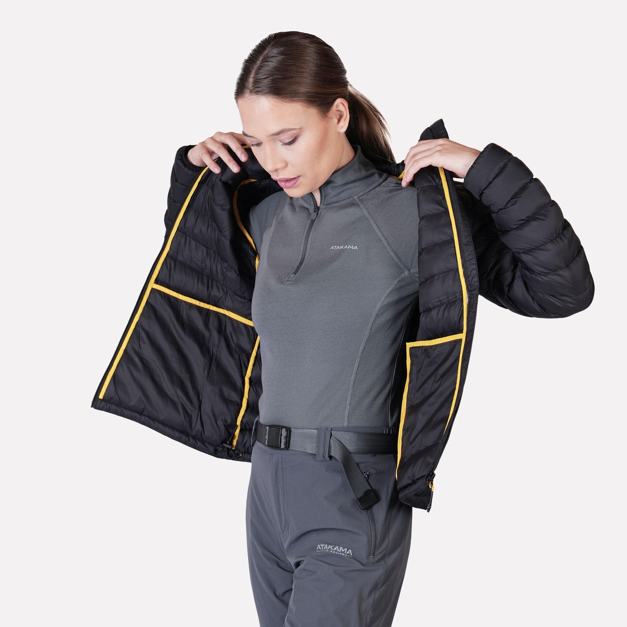 Chaqueta Parka Térmica Mujer Nomada Negra Atakama Outdoor-5