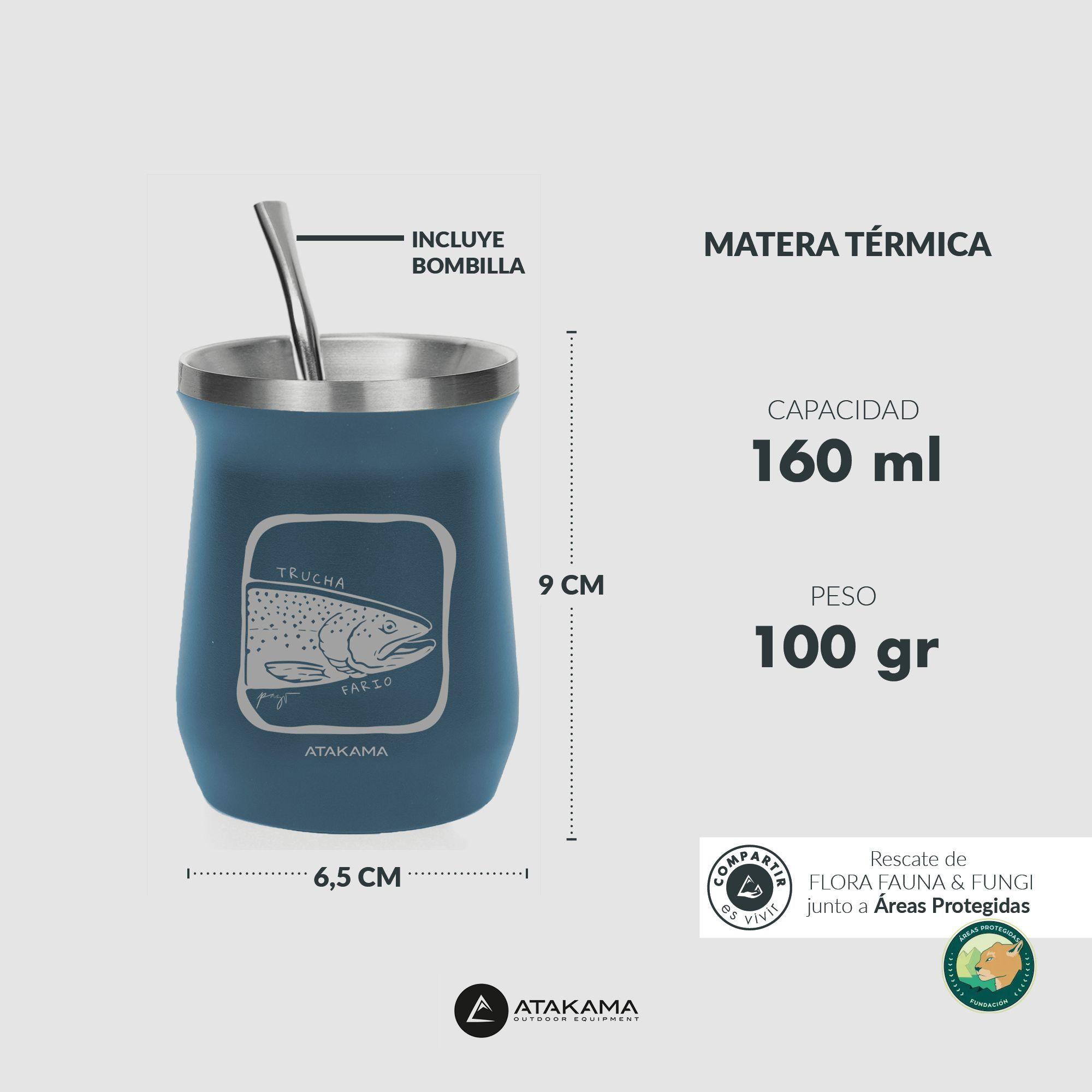 Mate Inoxidable 160 Ml Atakama Outdoor | Incluye Bombilla-3