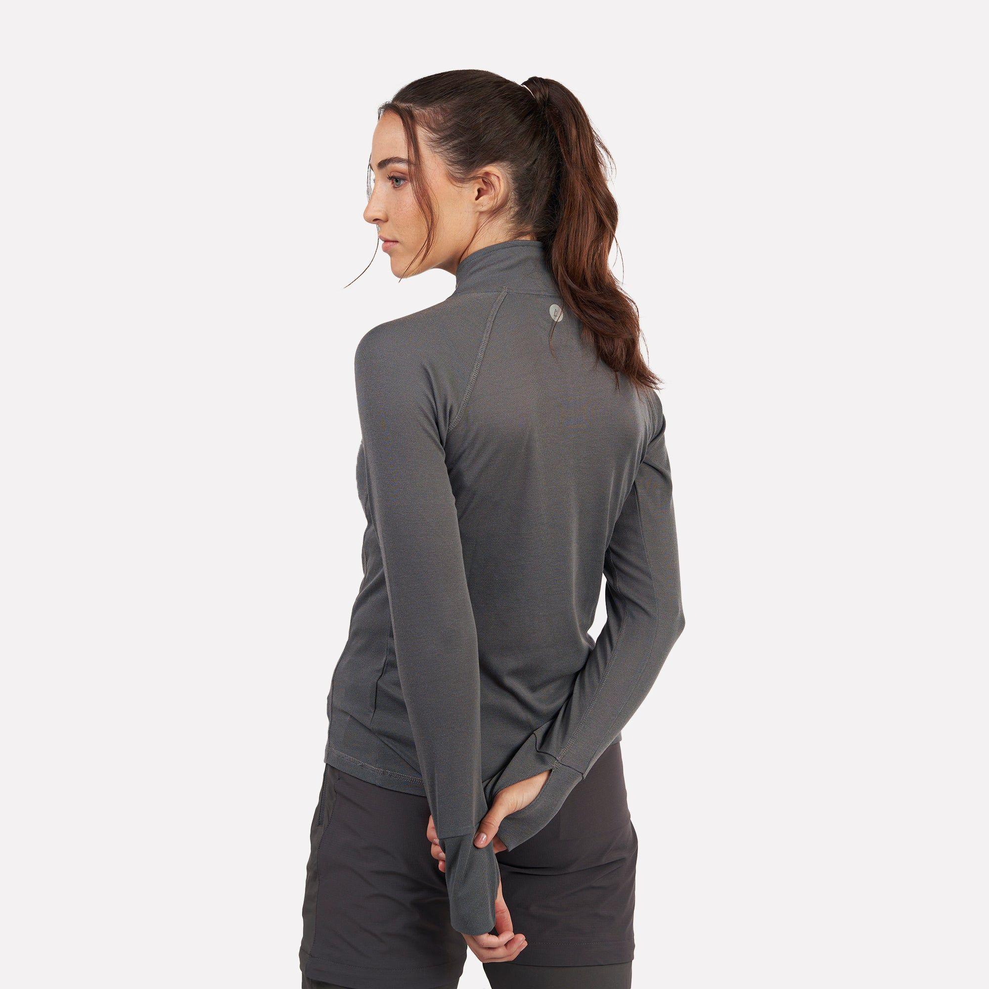 Primera capa Térmica Mujer 1/4 Zip-Cuello VentoFit -5