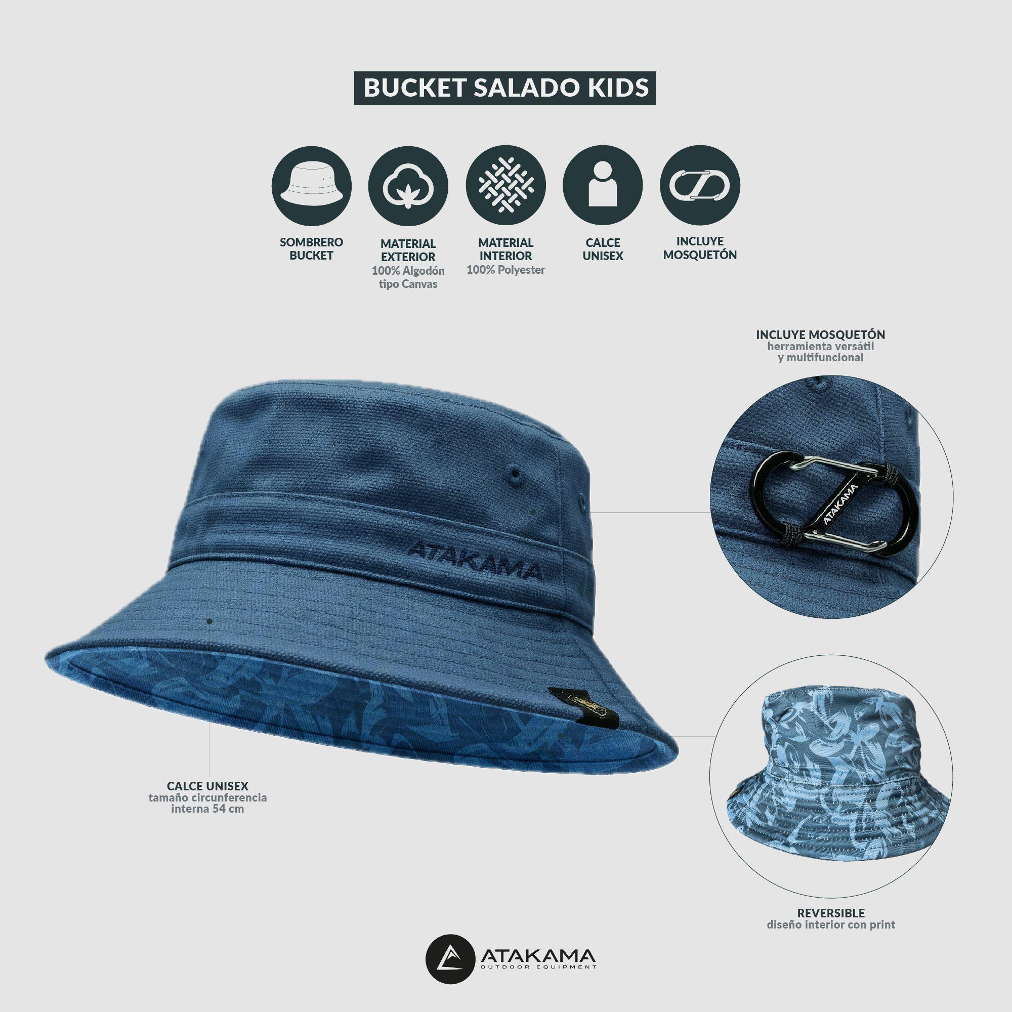 Sombrero Bucket Salado Niño Atakama Outdoor-3