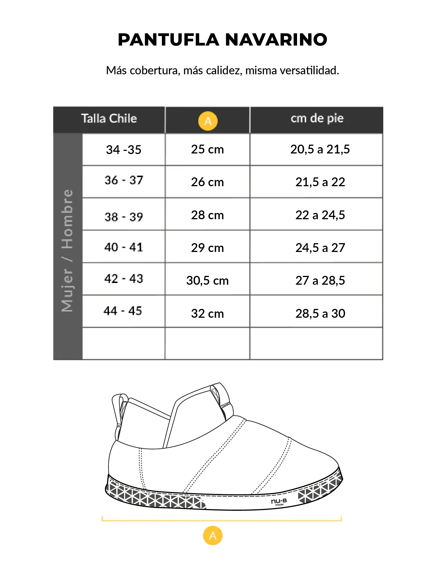 Pantufla Térmica Navarino FLEX / NU-B Foam Atakama Outdoor-7