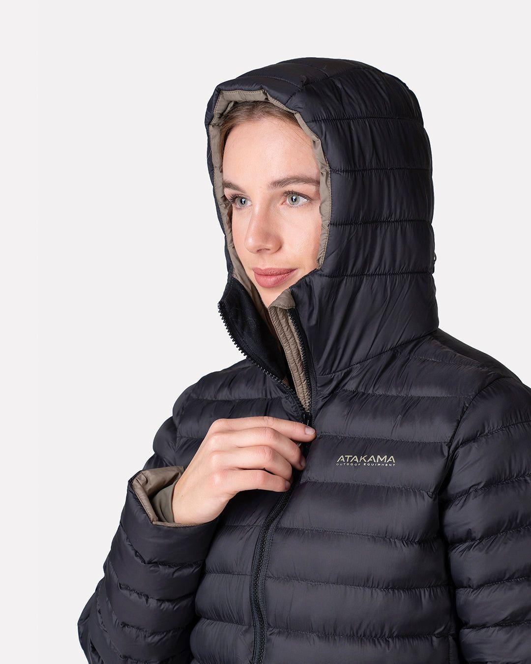 Chaqueta Parka Termica Indomita Mujer Negro Atakama Outdoor-3