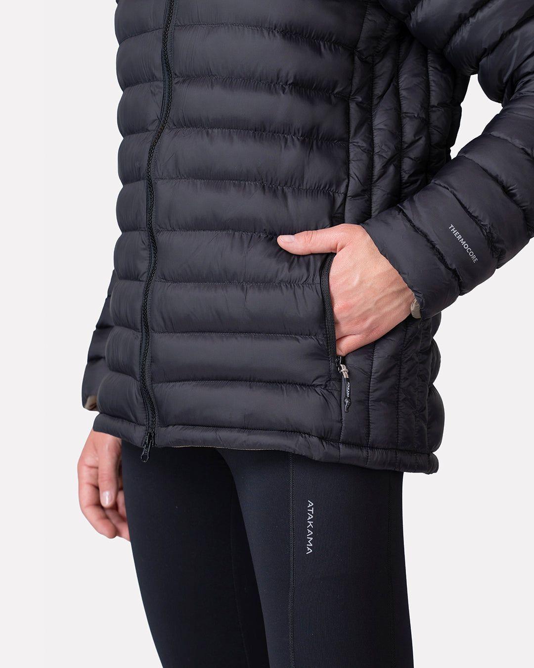 Chaqueta Parka Termica Indomita Mujer Negro Atakama Outdoor-4