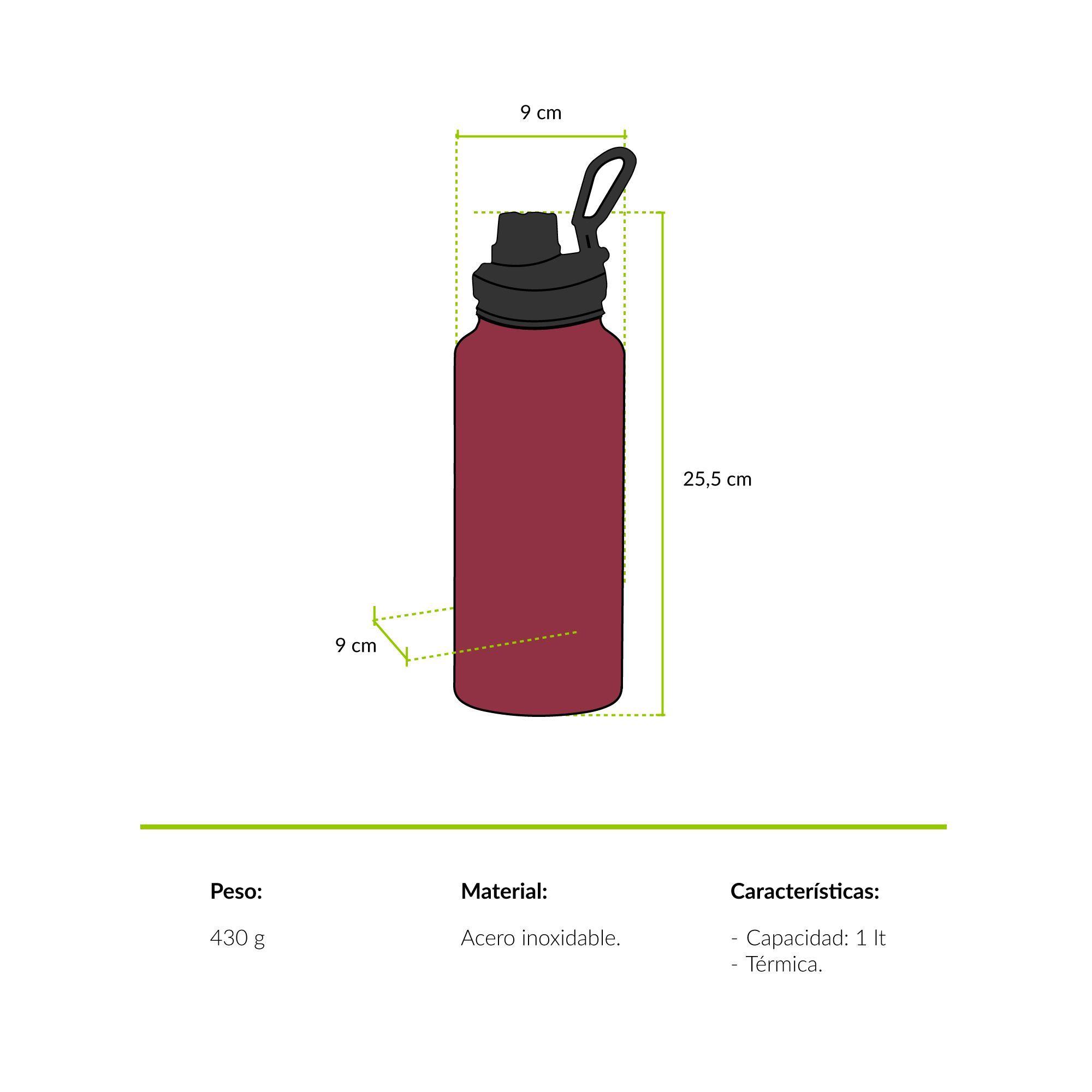 Termo Botella Agua Atakama Outdoor | 1lt | Térmica-5