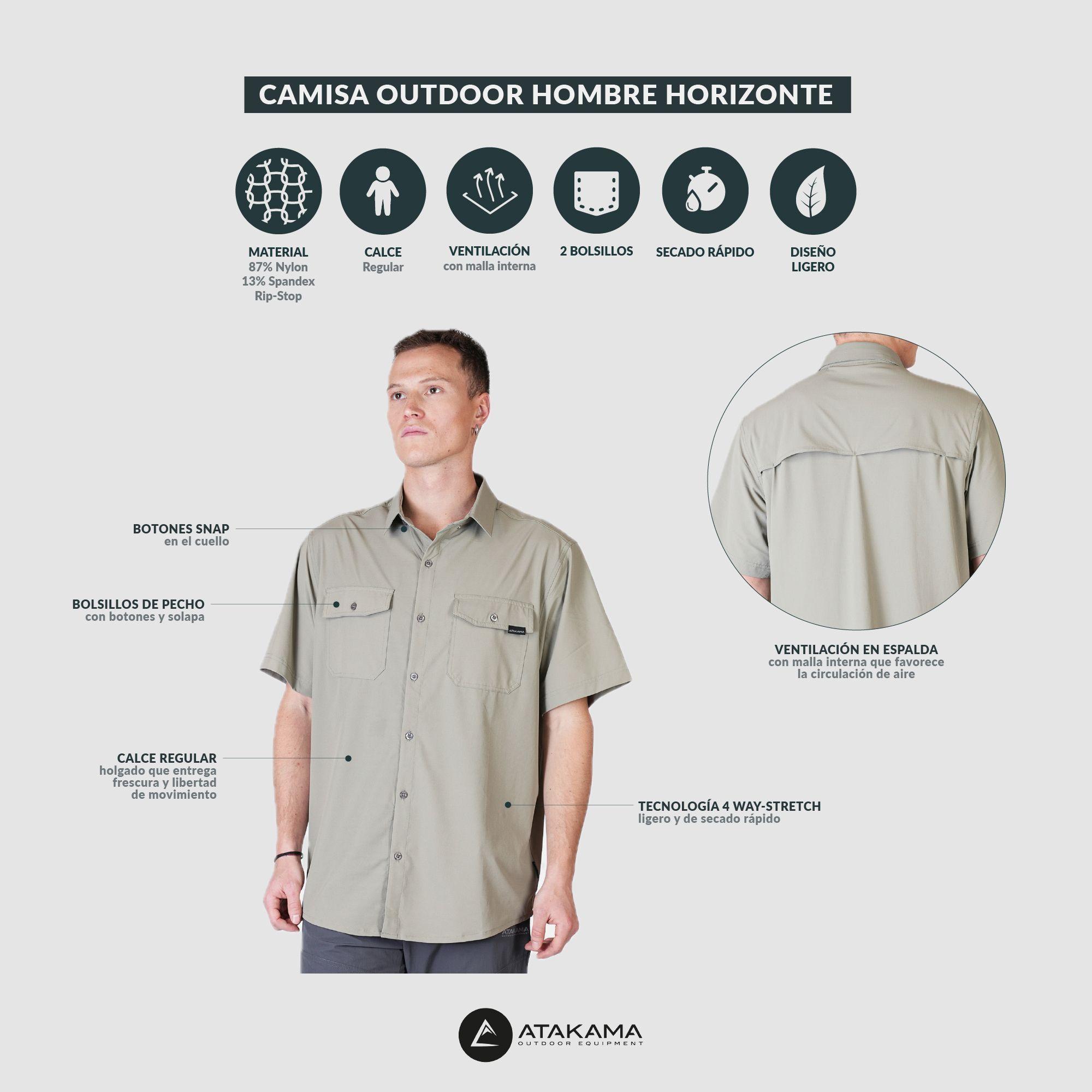 Camisa Outdoor Hombre Horizonte Atakama Outdoor-5
