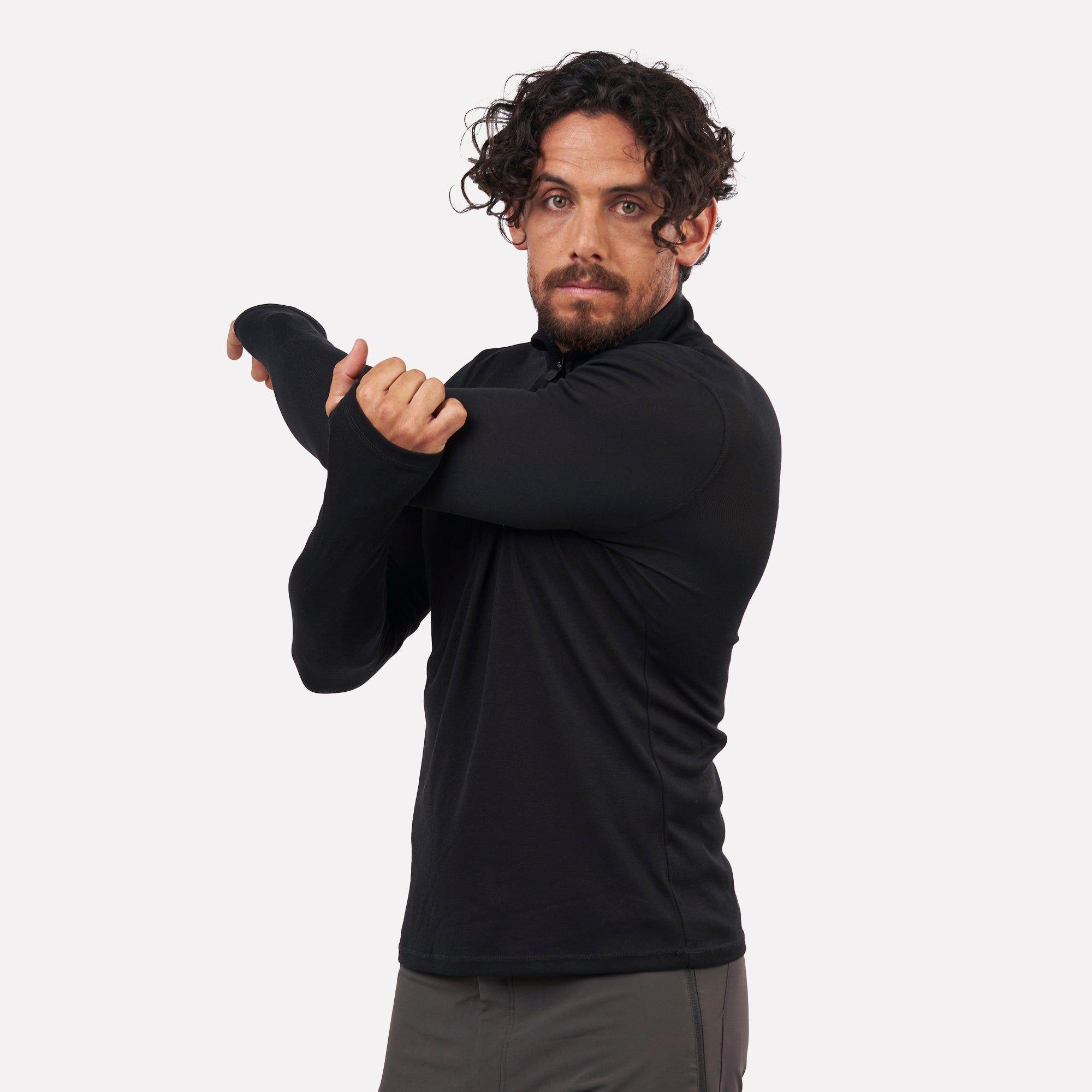 Primera capa térmica Hombre 1/4 Zip-Cuello VentoFit-2