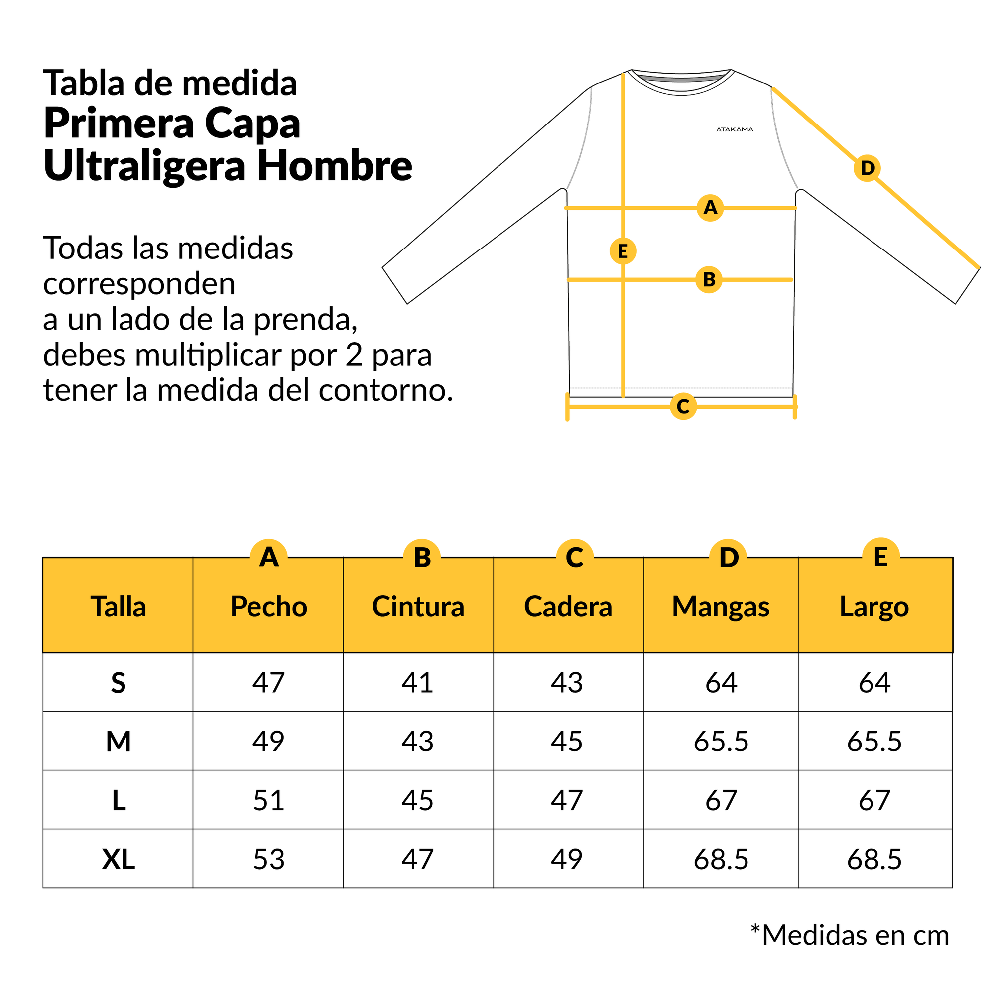 Primera Capa Térmica Ultra Ligera Hombre Atakama Outdoor-6
