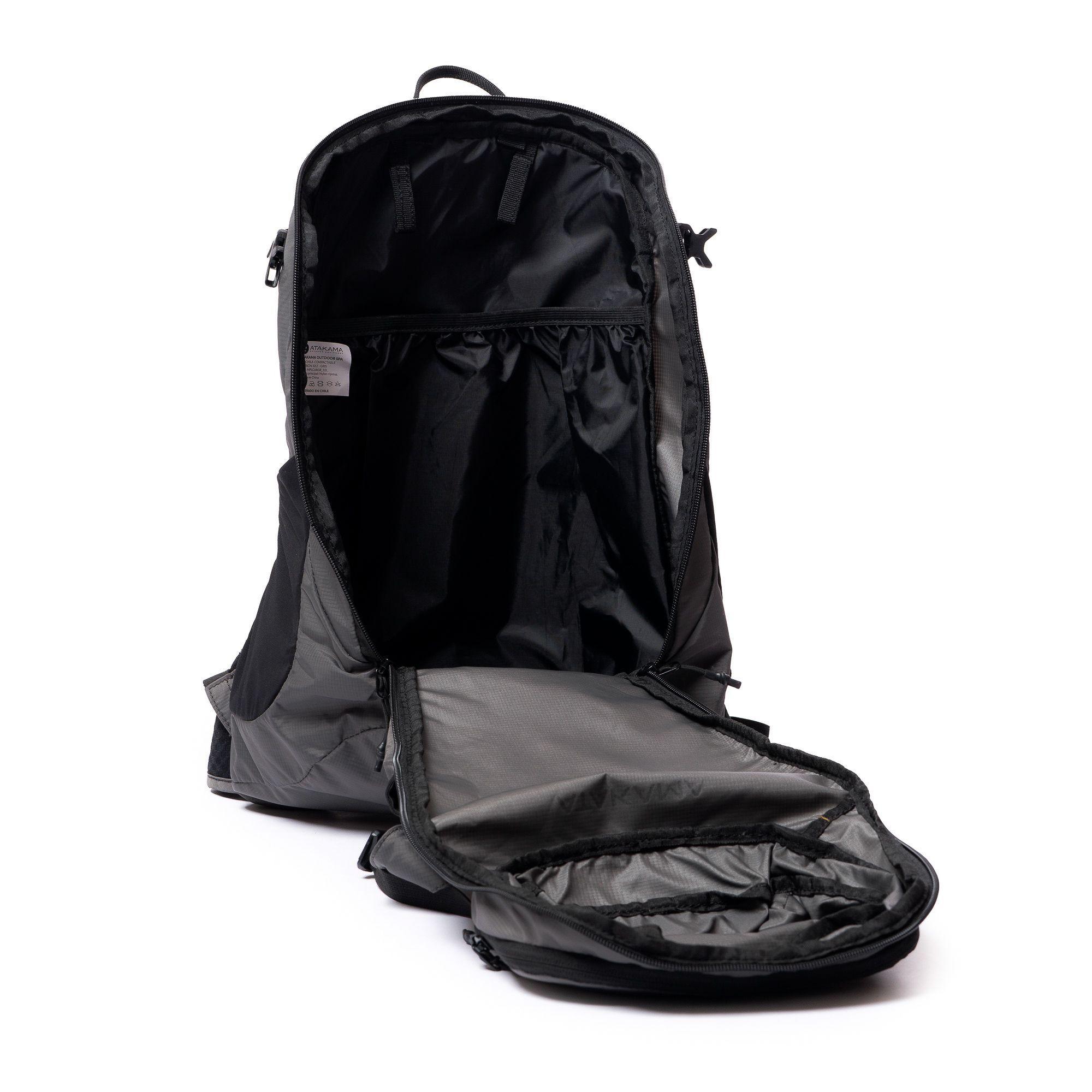 Mochila Plegable 32 Lt Carbón Gris Atakama Outdoor-5