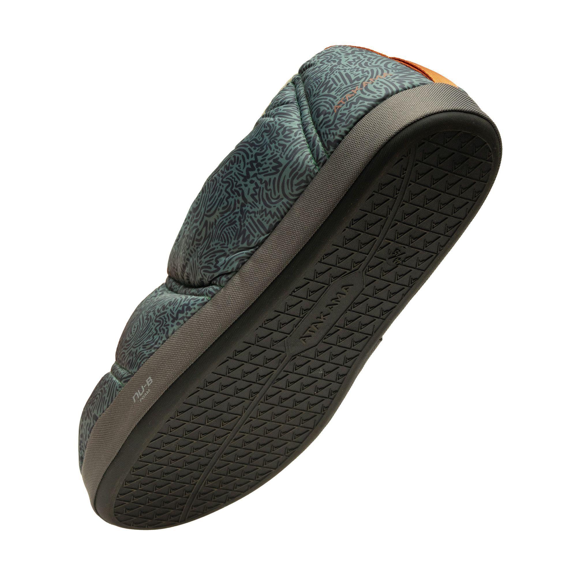 Pantufla Futaleufú Verde Grisáceo Print Atakama Outdoor-1